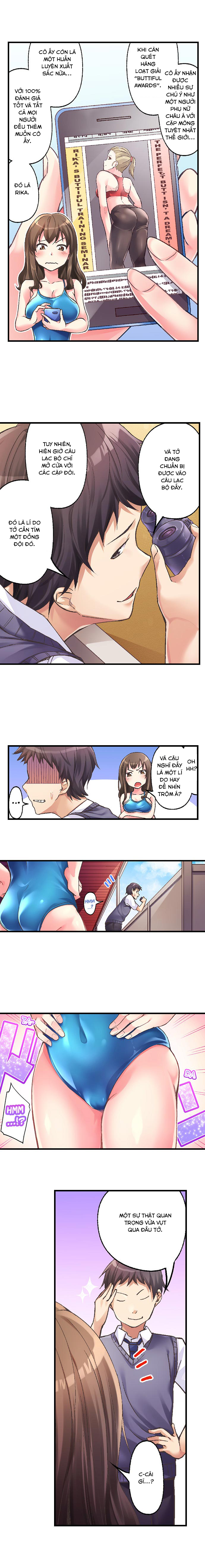 Đọc truyện hentai No Panty Booty Workout! - Chap 1