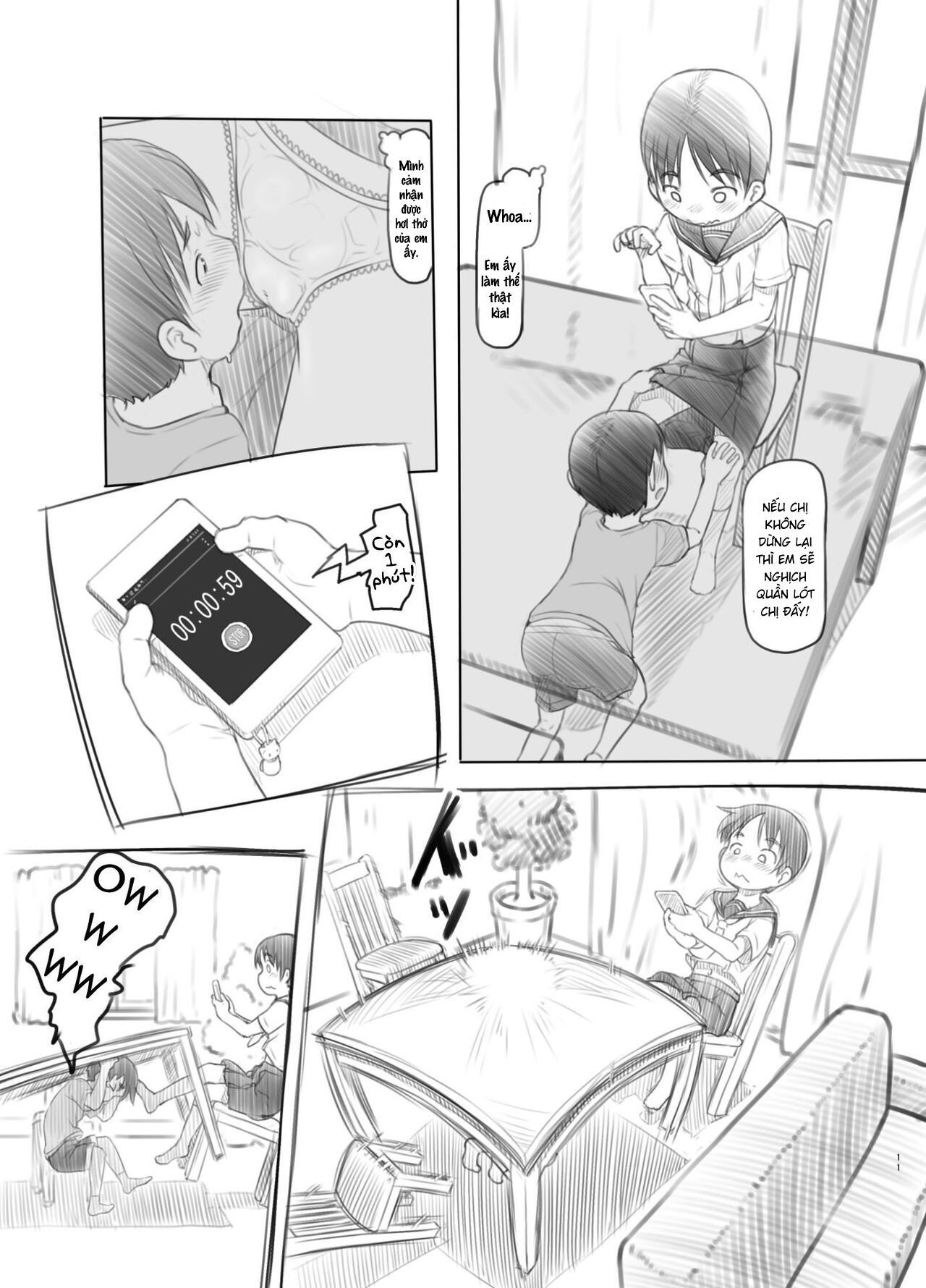 Đọc truyện hentai Tôi đưa cho em trai app ngưng đọng thời gian khi biết nó động dục - Oneshot