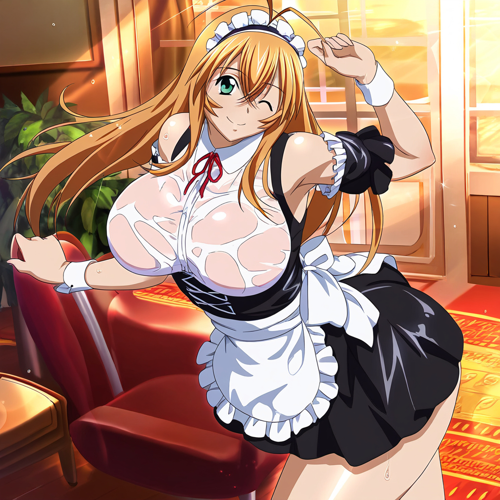 Đọc truyện hentai Tuyển tập Albums Art hentai - Chap 268 - Sonsaku (Ikki Tousen) AI illustration maid outfit