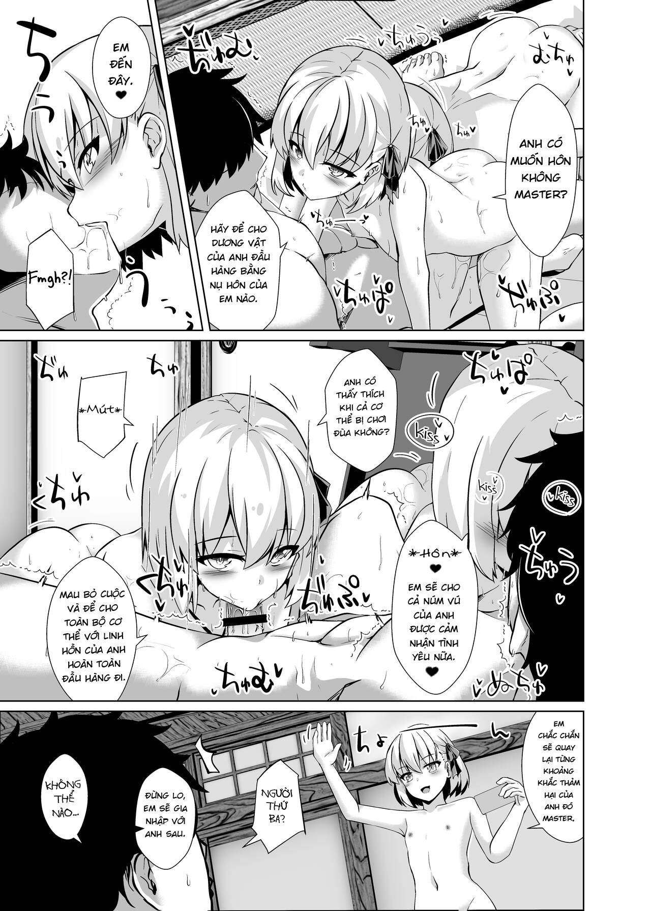 Đọc truyện hentai Master-san o Korashime Ana de Oshioki Shite Agemasu - Oneshot