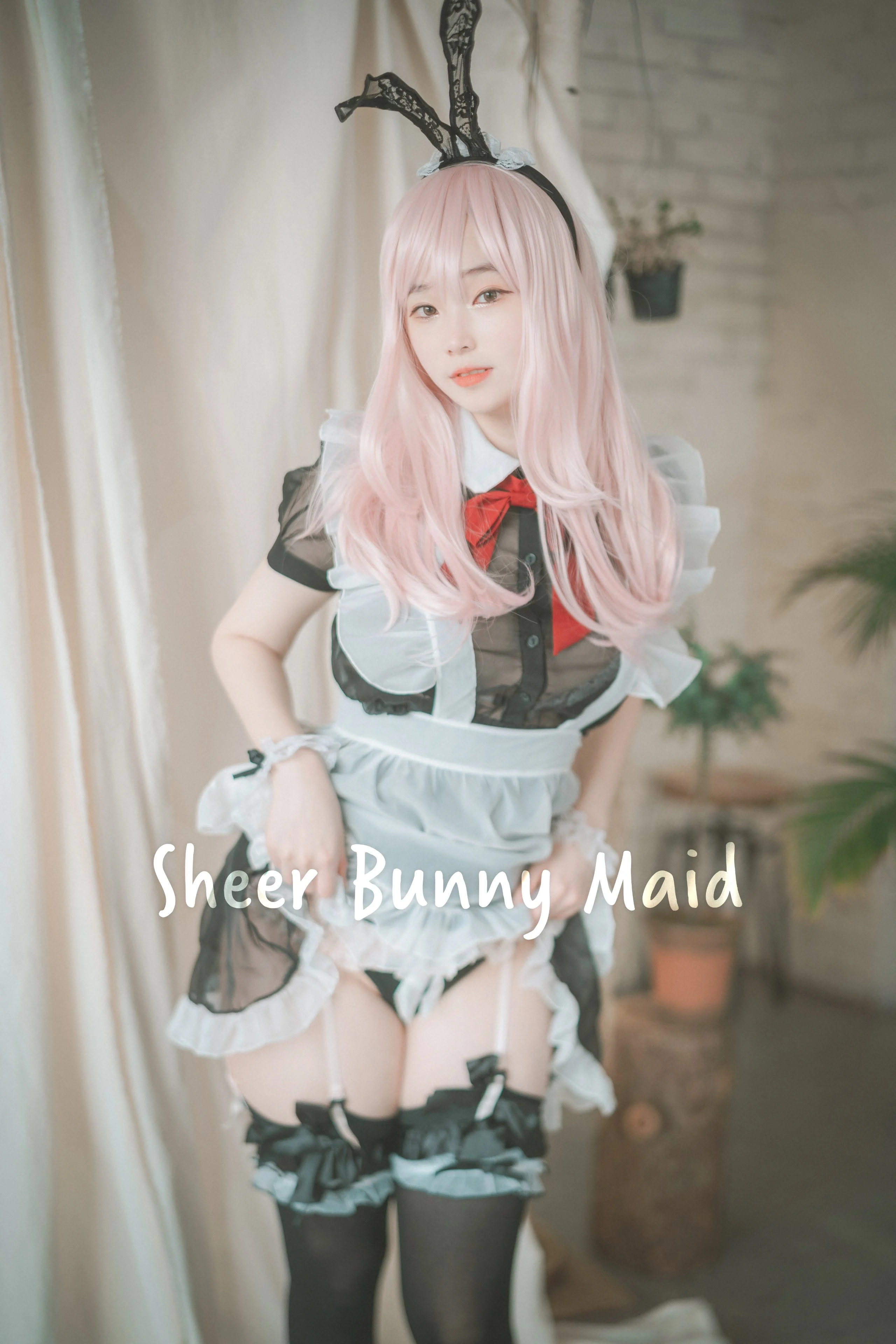 Đọc truyện hentai Tuyển tập Albums siêu phẩm Cosplay - Chap 768 - [DJAWA] Bambi - Sheer Bunny Maid