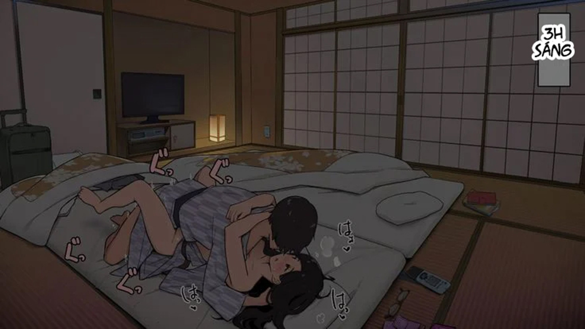 Đọc truyện hentai Onsenryokan Nite Kanojo To Nemurenai Yoru, Anmoku No Ryoukai De Hajimaru Sex - Oneshot