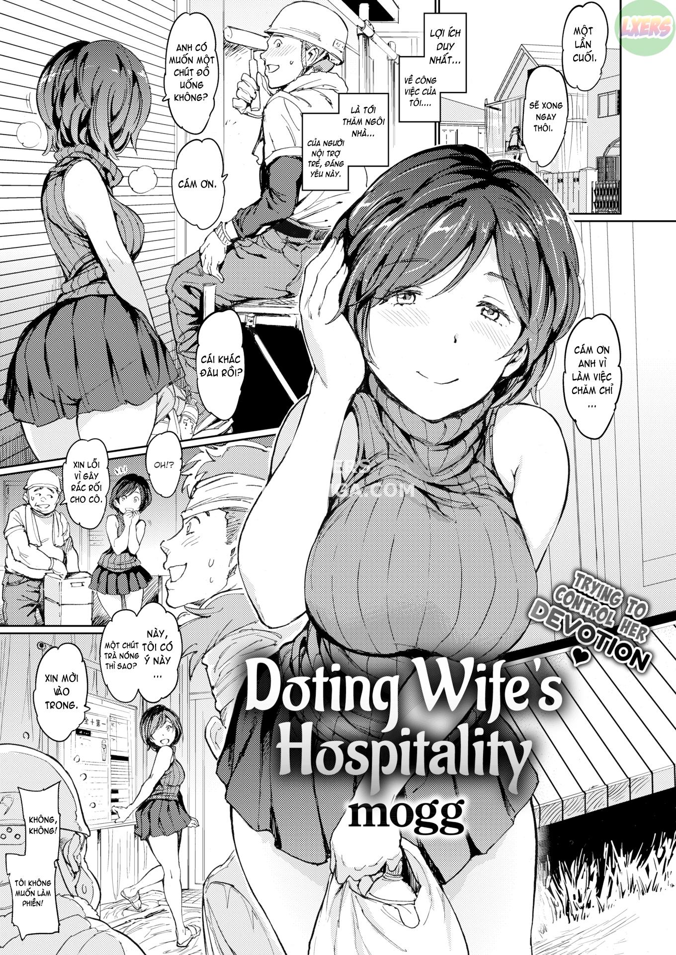 Đọc truyện hentai Sự hiếu khách của vợ - Oneshot