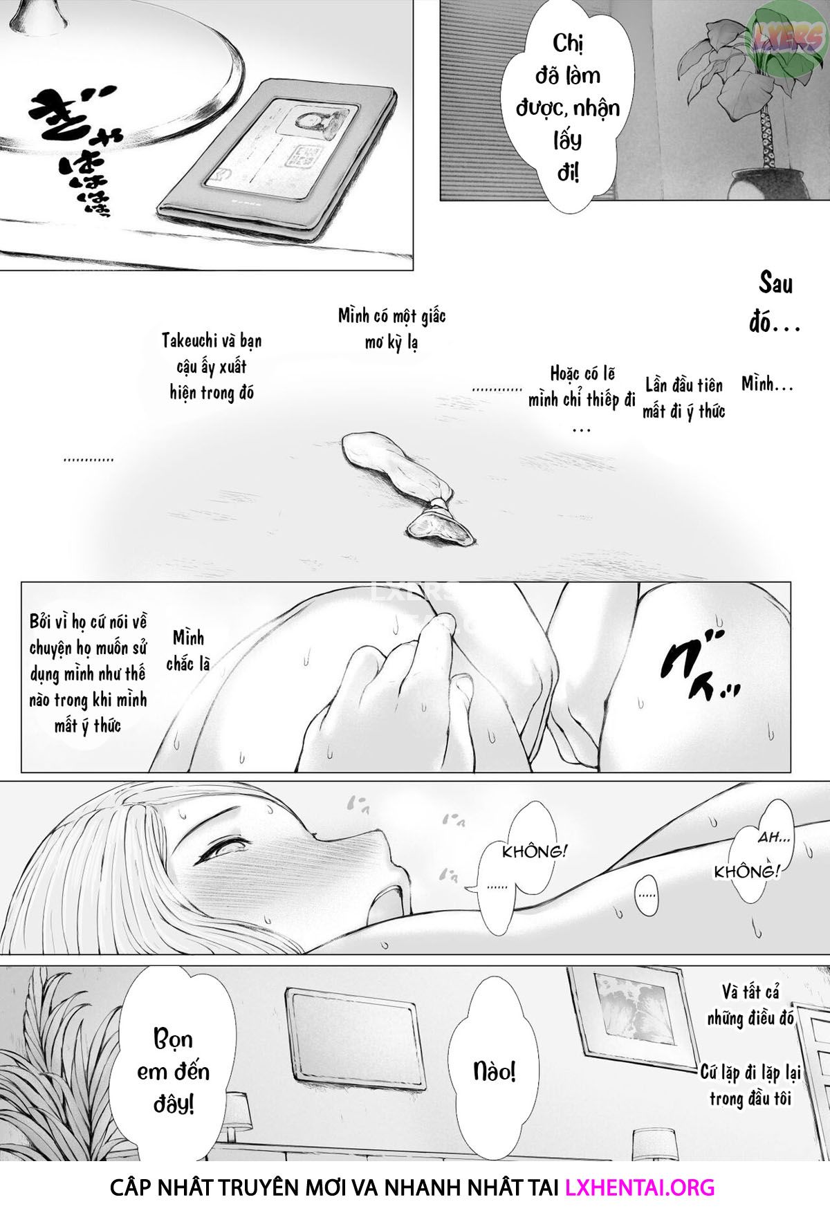 Đọc truyện hentai Hahagui Ottori Okaasan ga Toshishita Yarichin ni Nerawareru Toki - Chap 3B