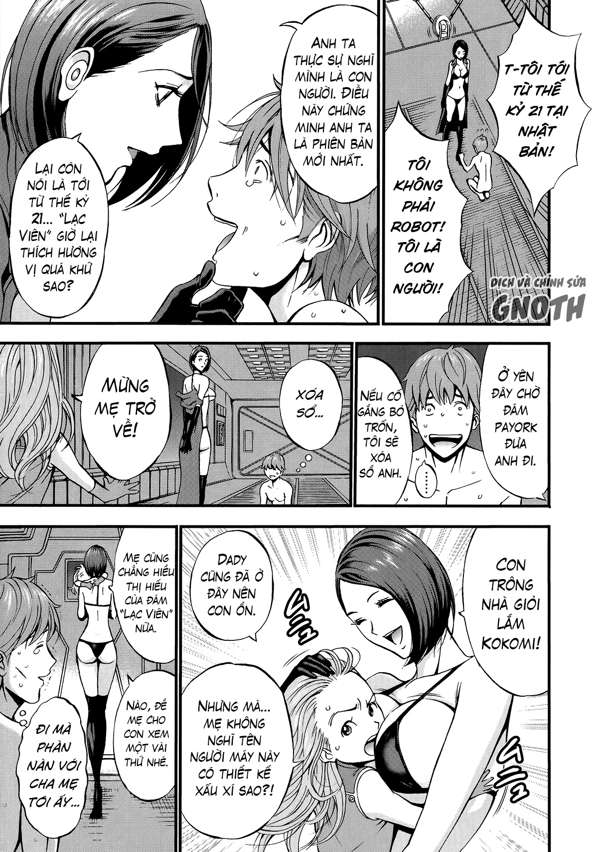 Đọc truyện hentai The Otaku In 2200 A.D - Chap 2