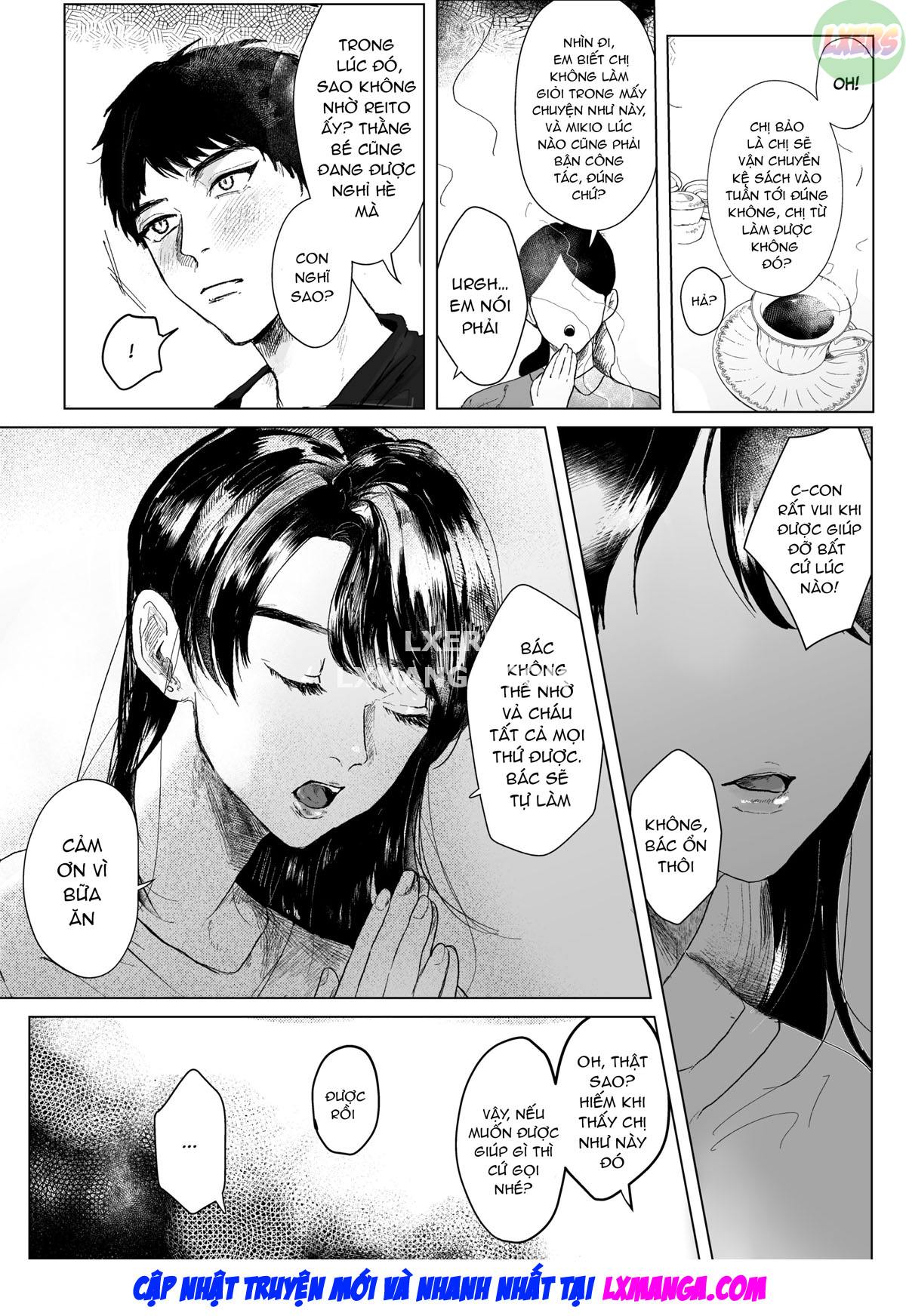 Đọc truyện hentai Lan can dì nóng bỏng của tôi - Oneshot