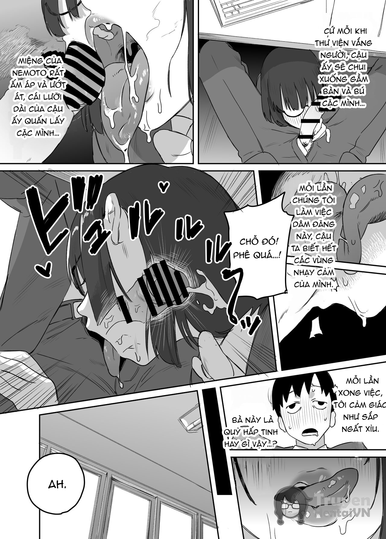 Đọc truyện hentai Yomenai Kimi to | With You, Who Is Hard To Read - Oneshot