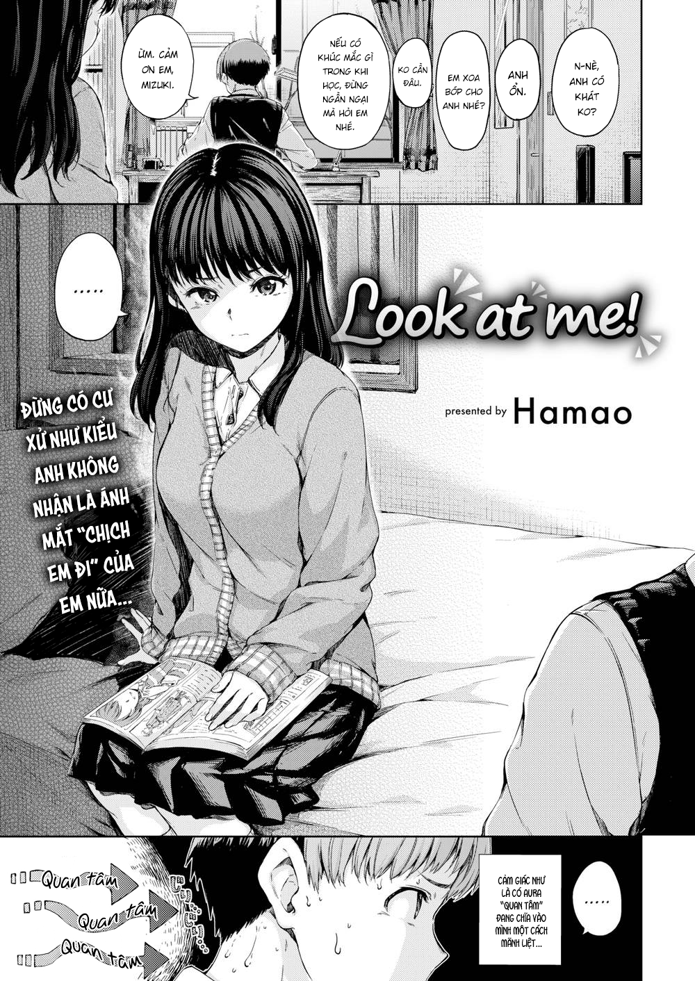 Đọc truyện hentai Atatakakute Yawarakakute (Trọn bộ) - Chap 3: Look At Me!