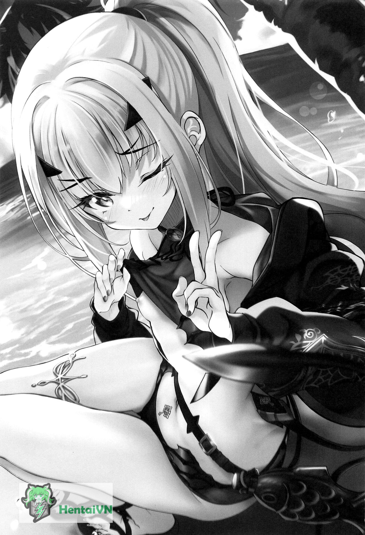 Đọc truyện hentai Mizugi no Icha Koi Dragon Melusine - Oneshot