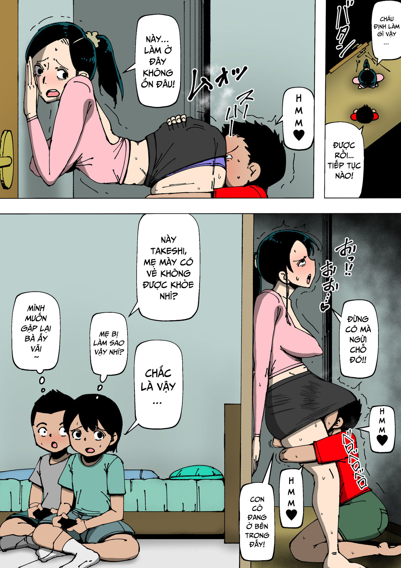 Đọc truyện hentai Bạn thịt mẹ tôi? Tôi chơi mẹ bạn - Oneshot