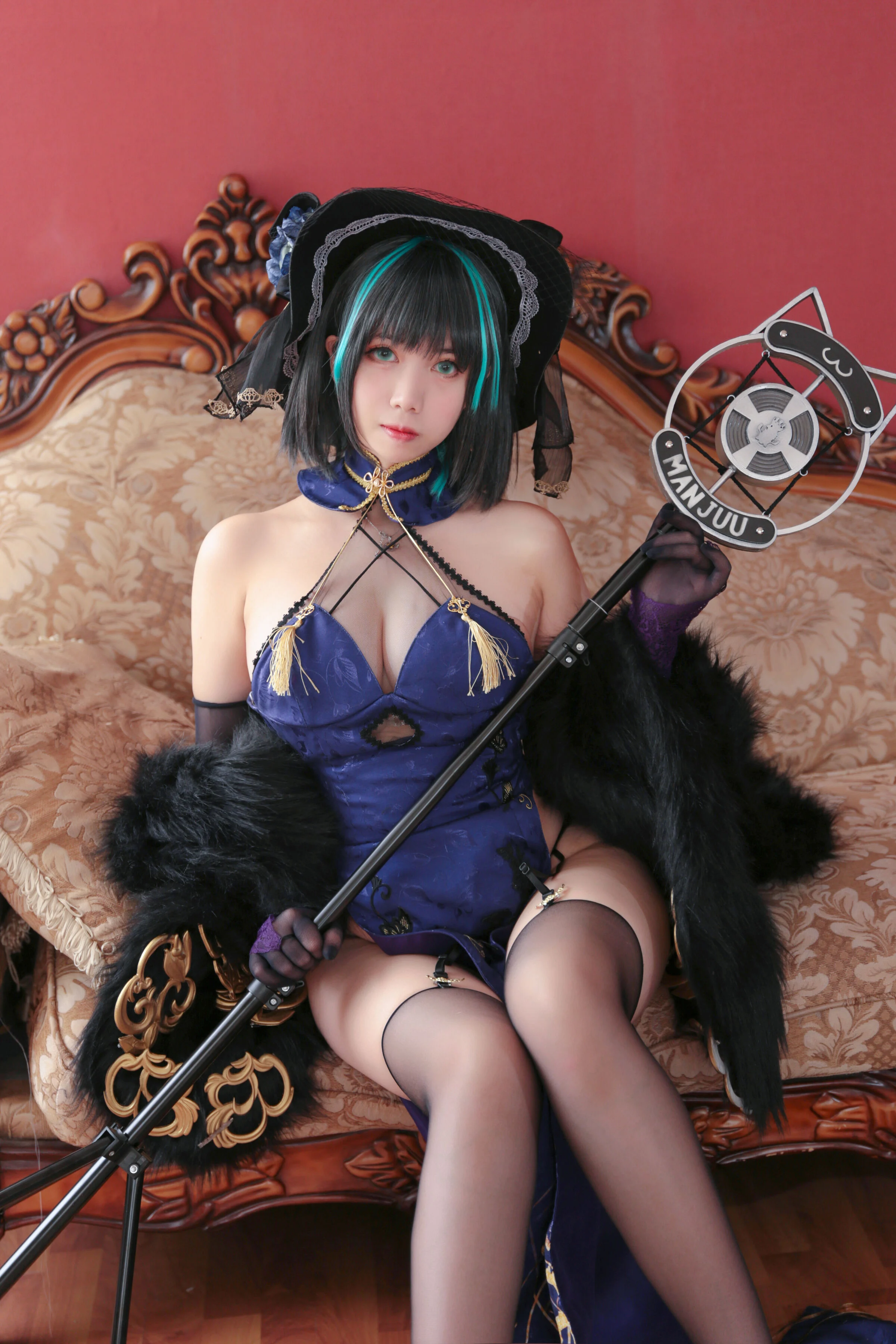 Đọc truyện hentai Tuyển tập Albums siêu phẩm Cosplay - Chap 569 - Meroko_Mei Tong - Cheshire Cheongsam