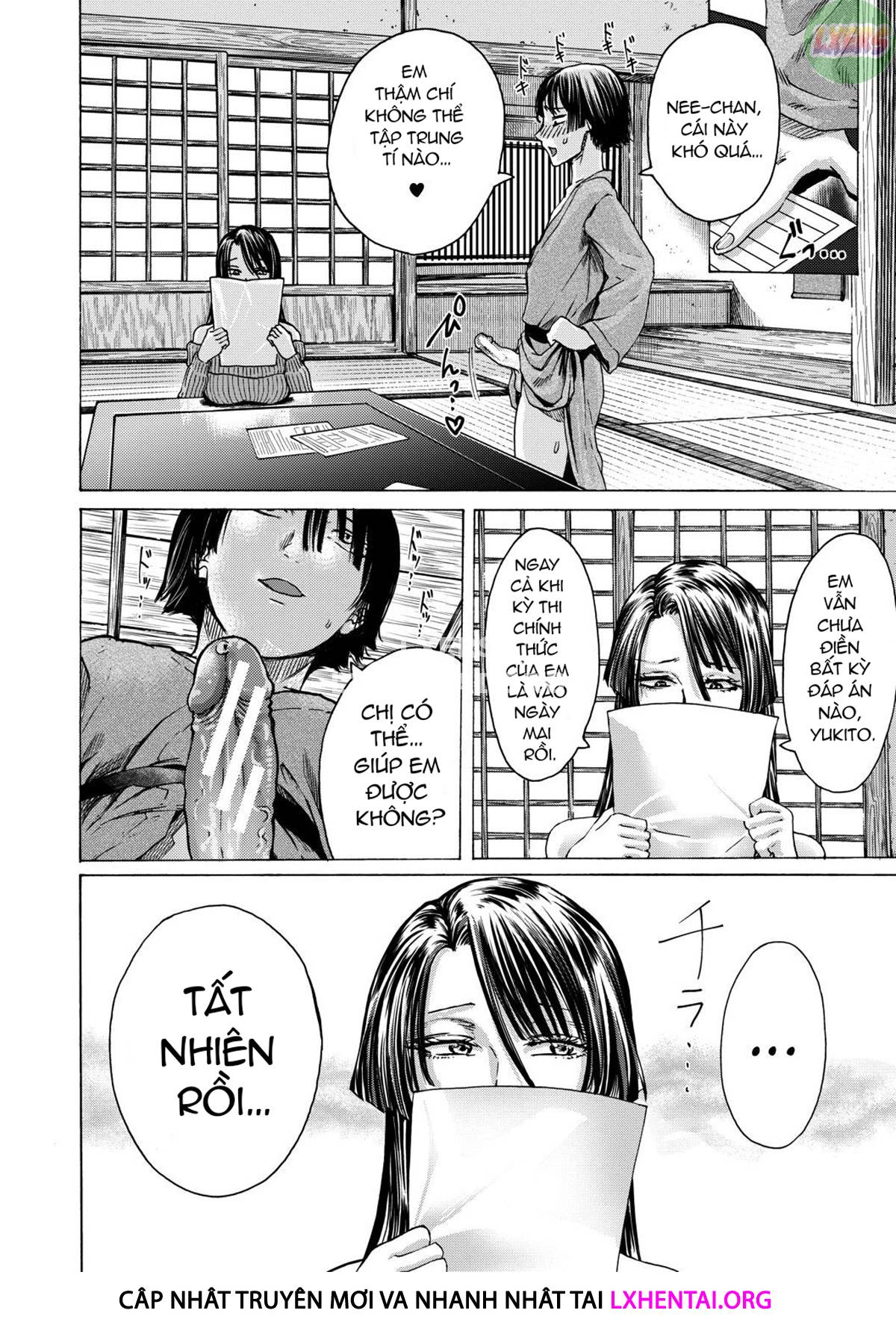 Đọc truyện hentai Cái lỗ thân mật của chị gái và anh trai - Chap 1