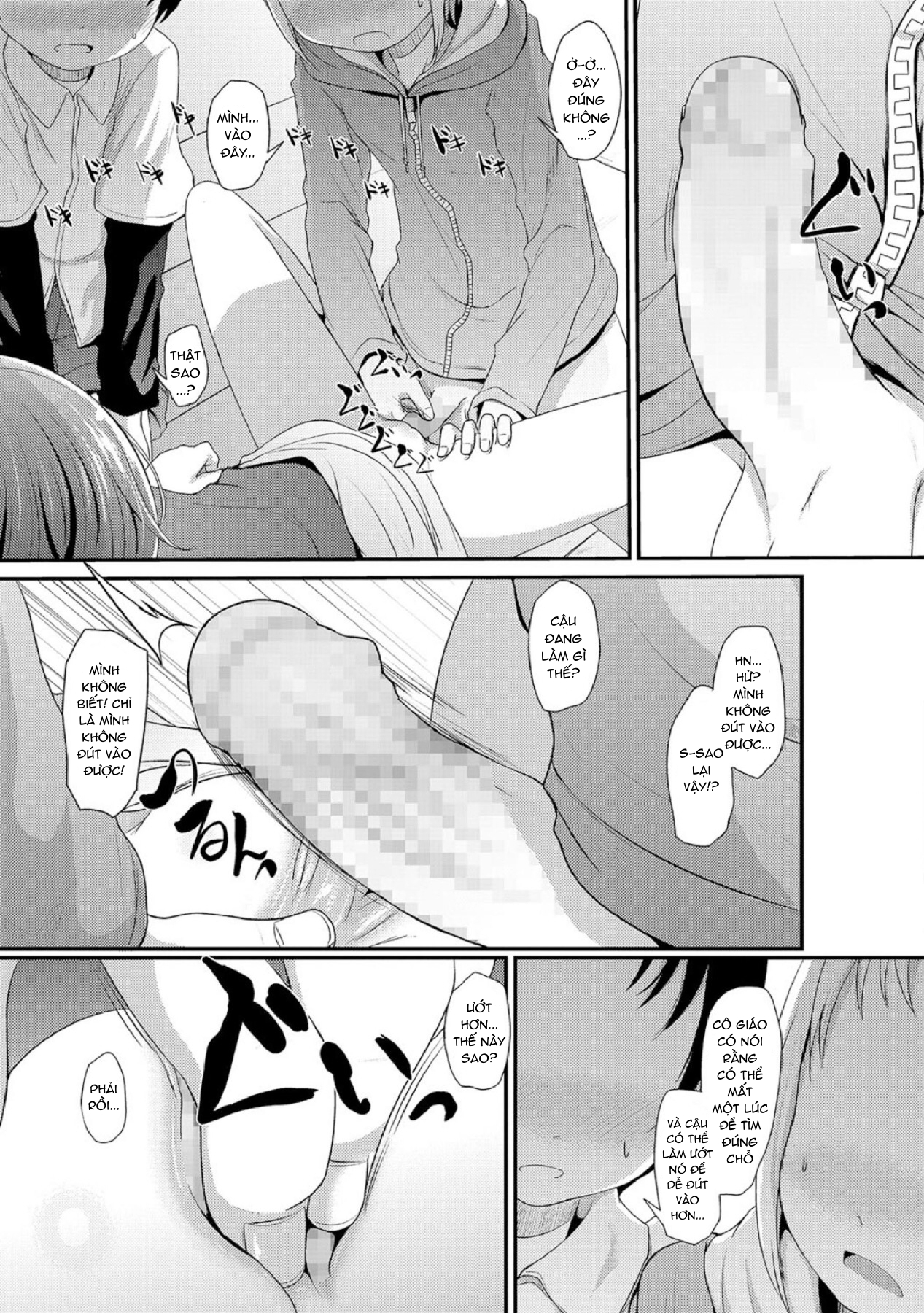 Đọc truyện hentai Force Fucking a Timid Glasses Wearing Loli With My Big Cock - Chap 3