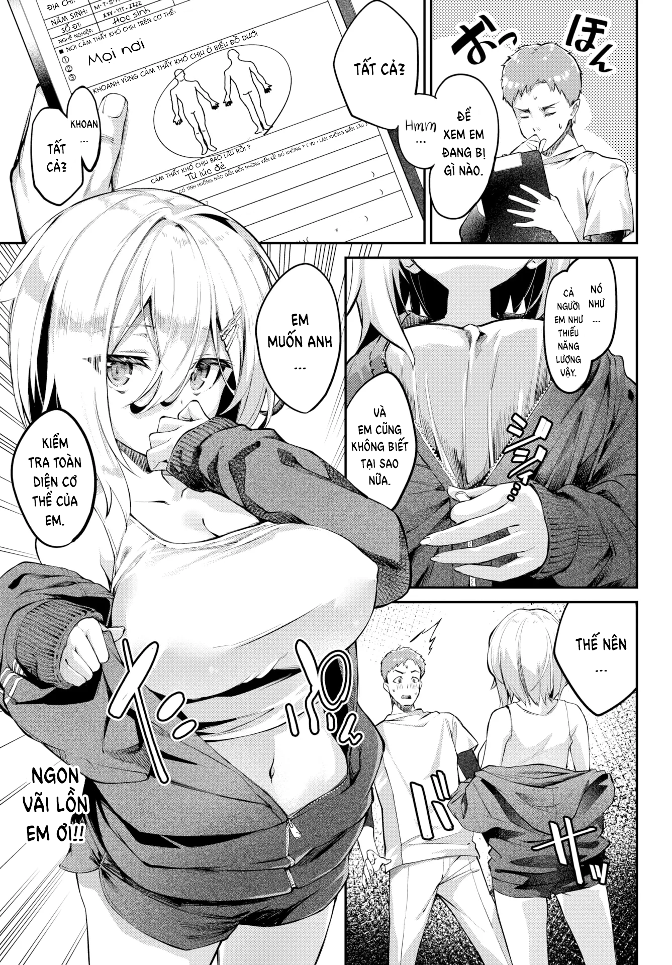 Đọc truyện hentai Phòng Nắn Xương Làm Em Sướng - Oneshot