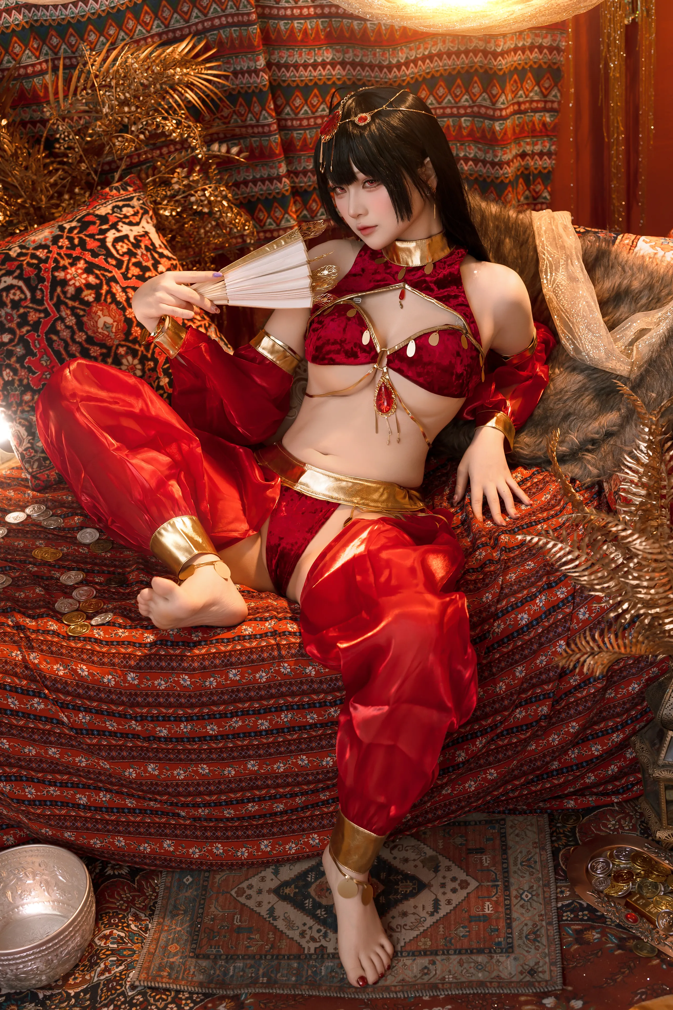 Đọc truyện hentai Tuyển tập Albums siêu phẩm Cosplay - Chap 1018 - Yuyu - Azur Lane Big Phoenix Dancer New Year Special