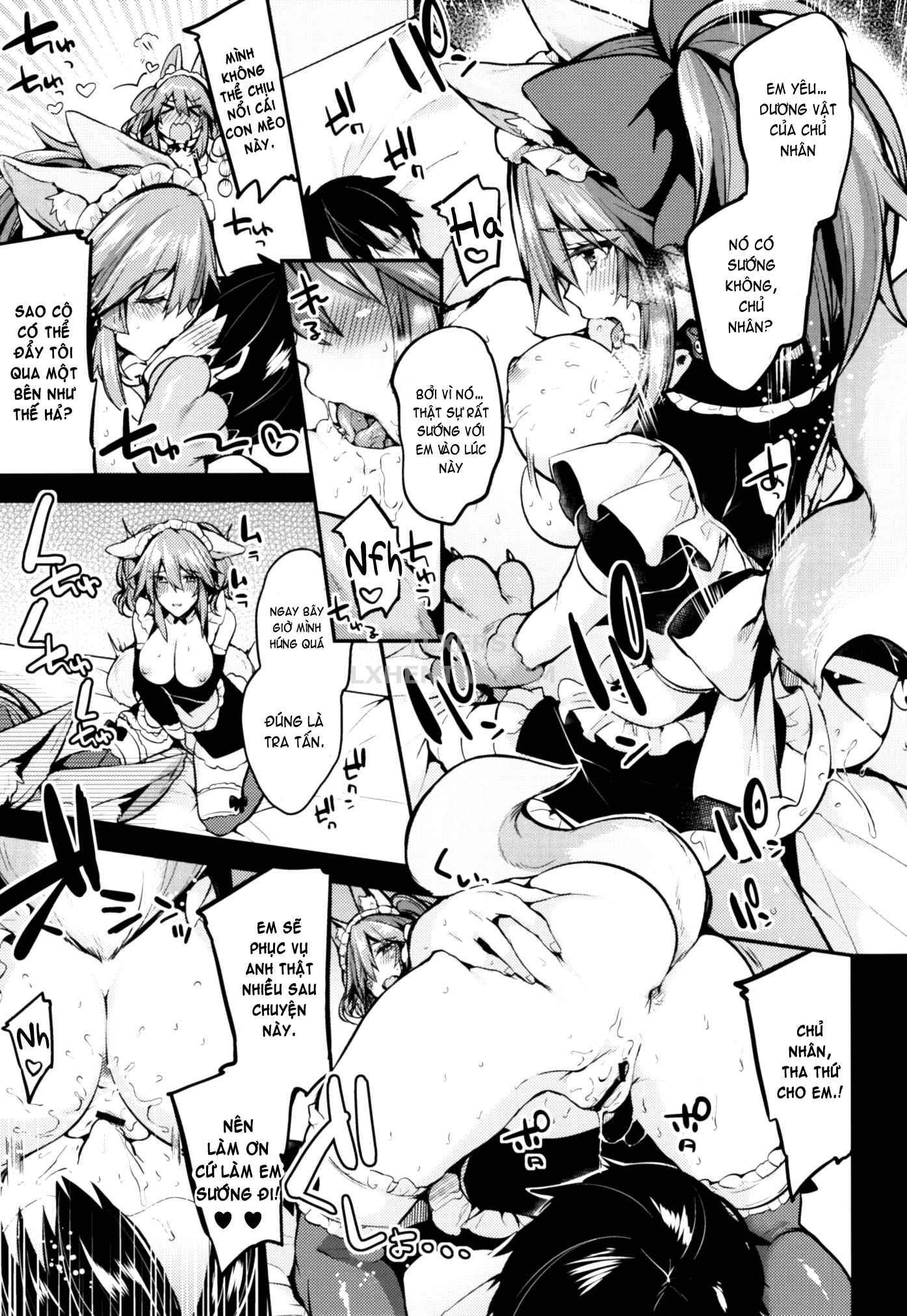 Đọc truyện hentai Maid Service Double Fox - Oneshot
