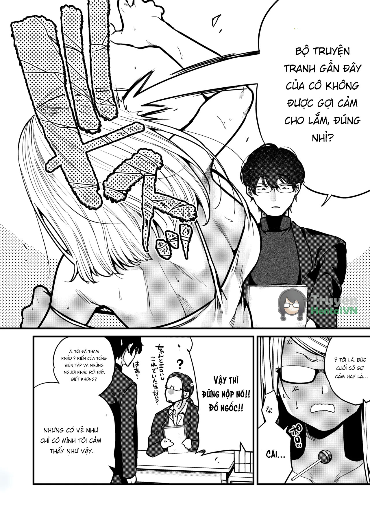 Đọc truyện hentai Ero Mangaka-san to Henshu-kun - Oneshot