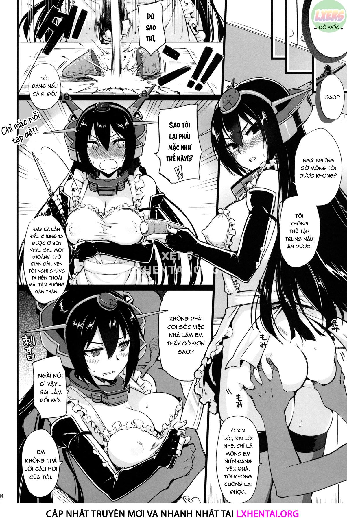 Đọc truyện hentai Rusuban Kan Nagato - Oneshot