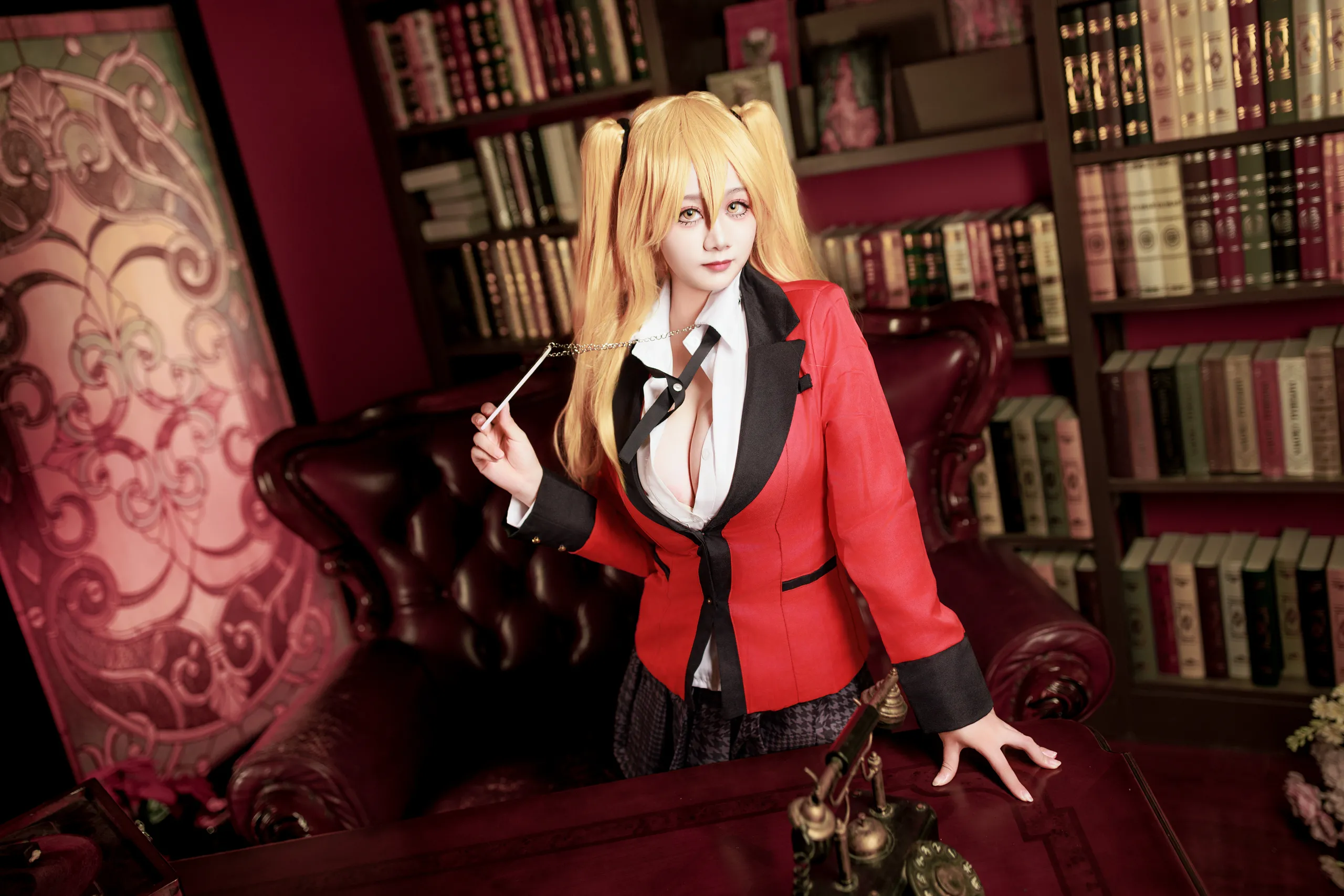 Đọc truyện hentai Tuyển tập Albums siêu phẩm Cosplay - Chap 1109 - A Xuexue - Kakegurui Saotome Meiari Uniform