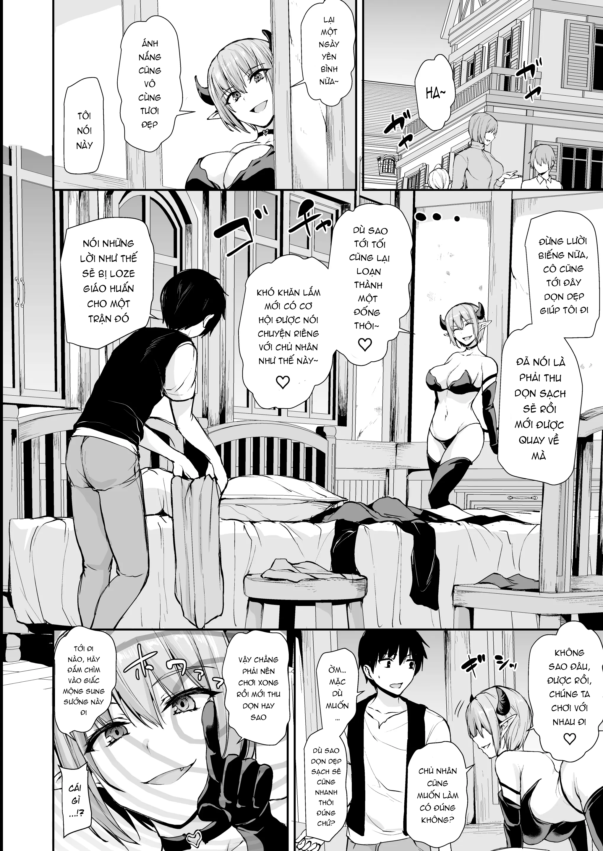 Đọc truyện hentai Câu chuyện về một thế giới khác đầy nắng - Chap 3 - End.