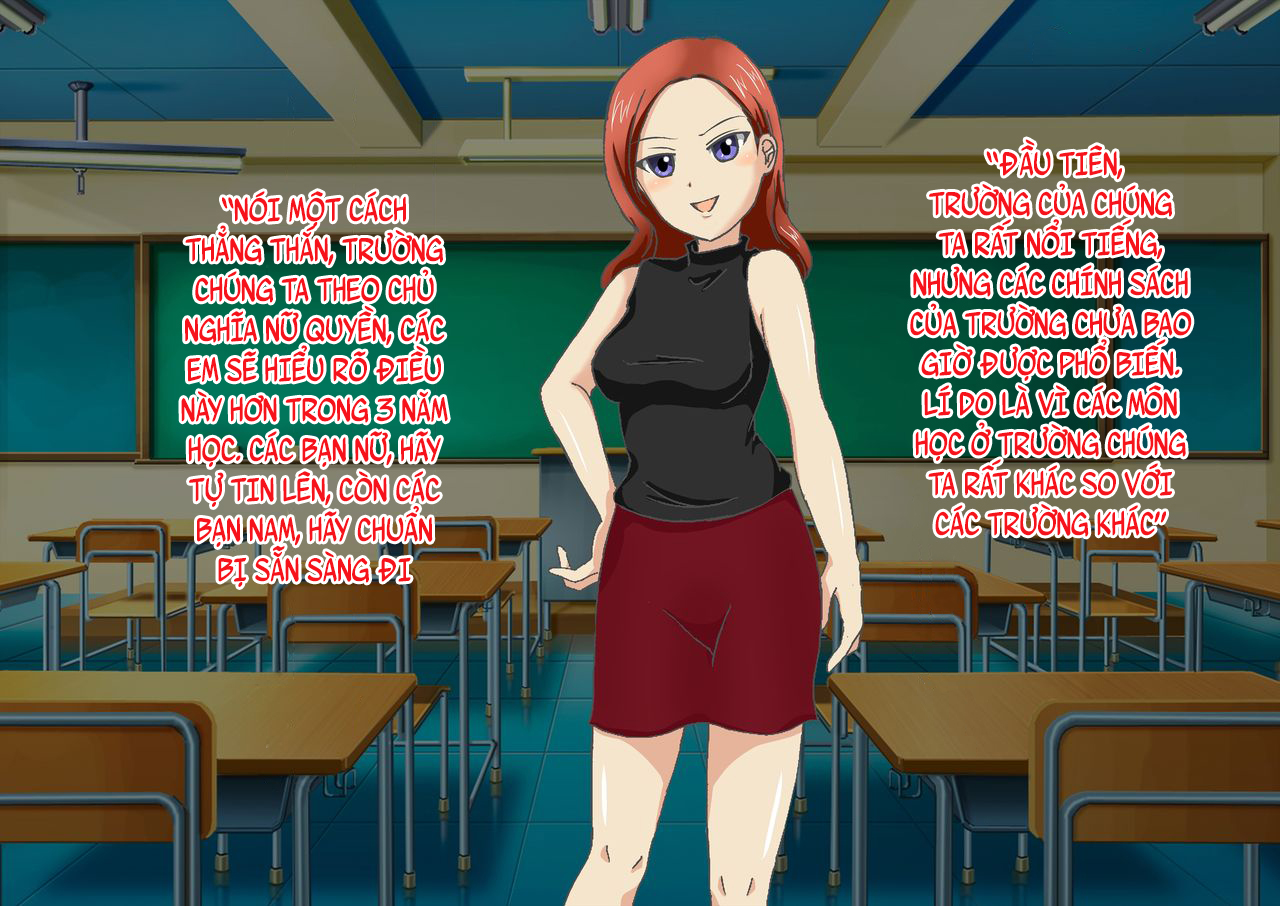 Đọc truyện hentai Một ngôi trường có các bản phác thảo do các cô gái ở Cass quản lý - Chap 1