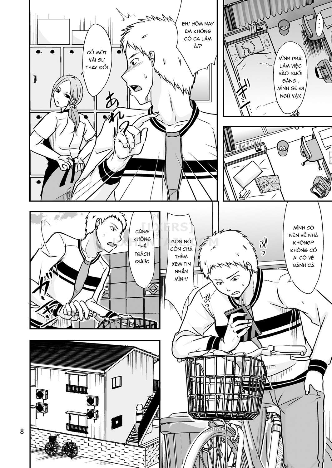 Đọc truyện hentai Uchi Ni Hayaku Kaettara - Oneshot