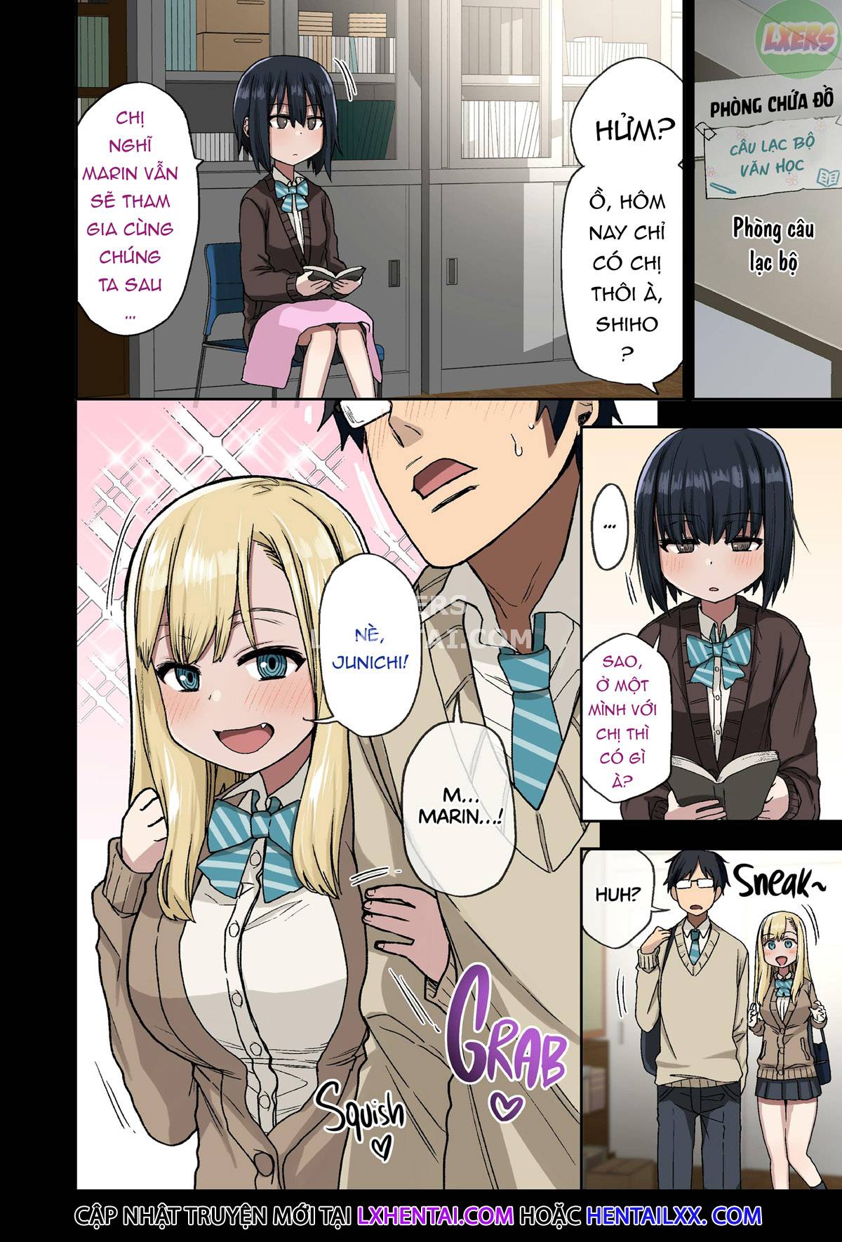 Đọc truyện hentai Vì senpai cho phép nên tôi đã làm chuyện đó với chị ấy - Chap 1 - Full Color