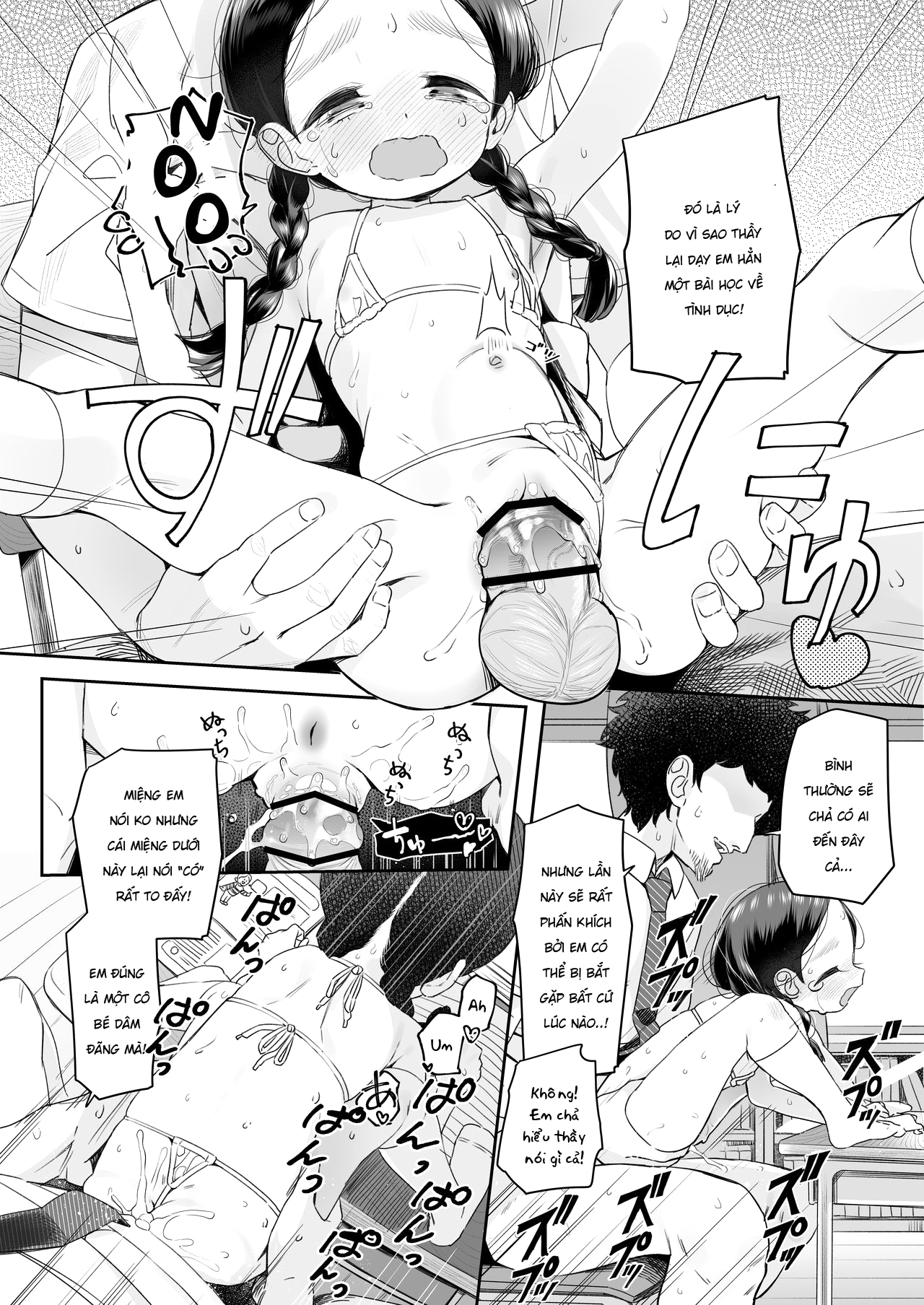 Đọc truyện hentai Kyoushi Hitori, Seito Hitori. ~Inaka no Gakkou de Mainichi Ecchi~ - Chap 2 [END]