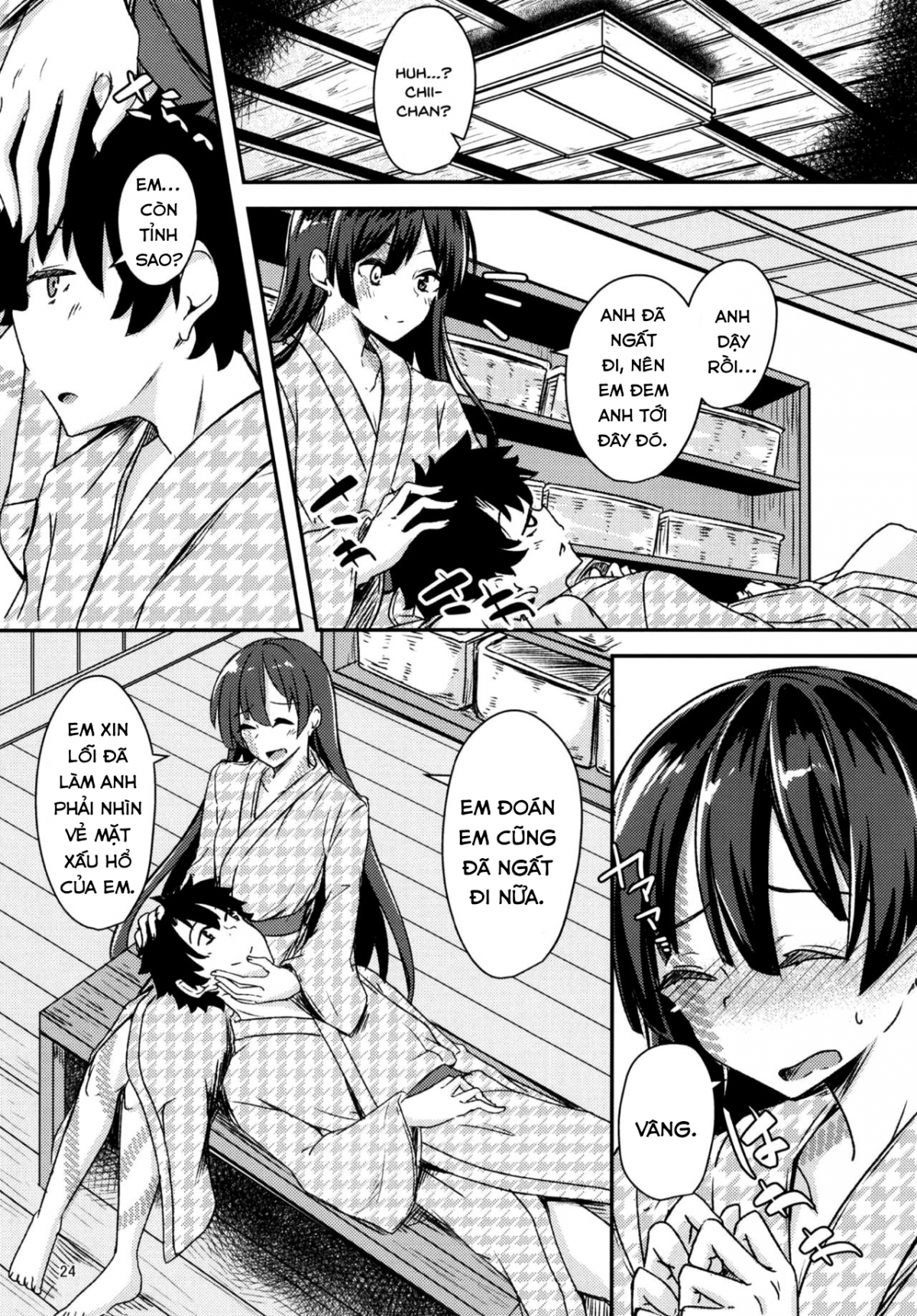 Đọc truyện hentai Paraiso Chii-chan to Yukemuri de Hawawa! - Oneshot