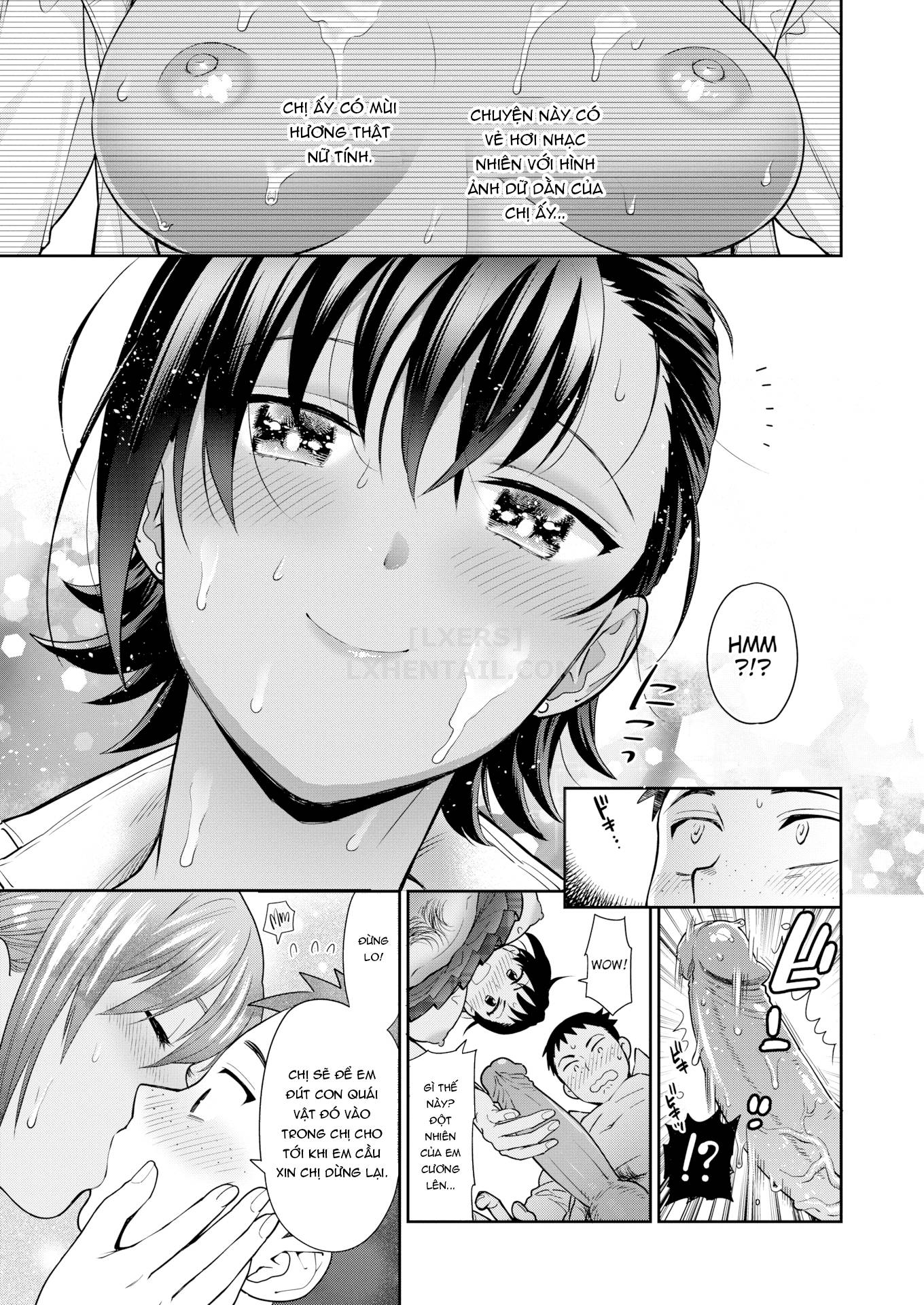 Đọc truyện hentai Doutei Otouto to Bitch Ane - Chap 4