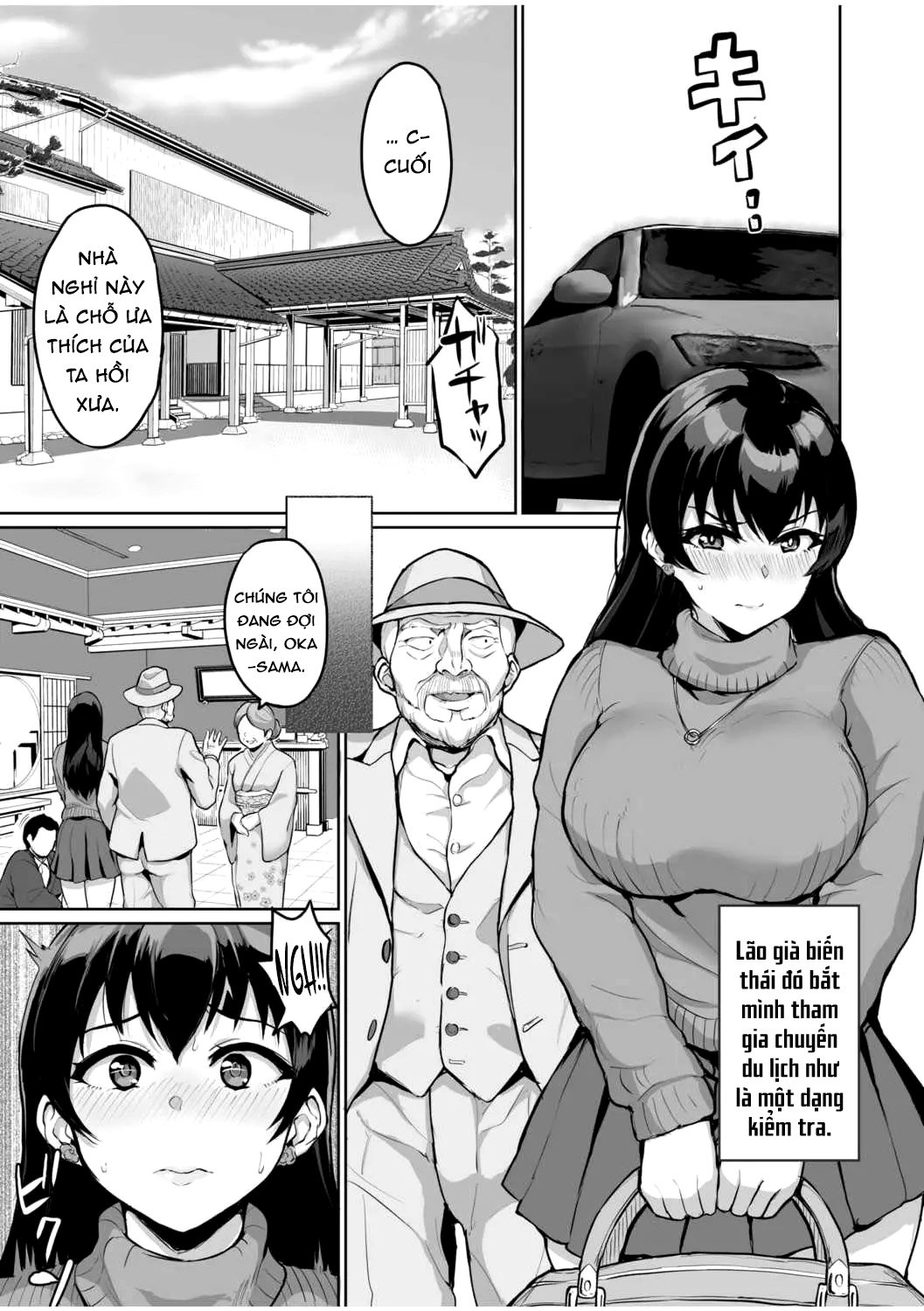 Đọc truyện hentai Moto Papakatsu Aite to no Himitsu no SEX ~Gifu Kara no Teishuku Shiken~ - Chap 4