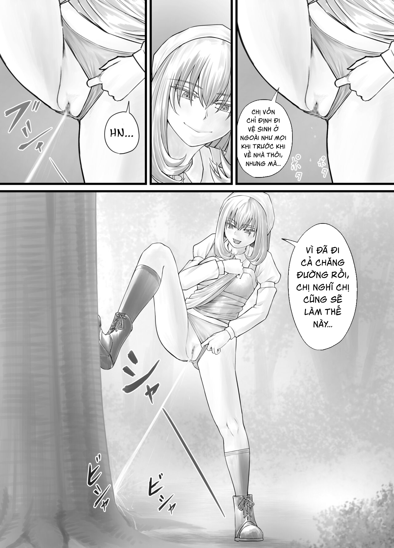 Đọc truyện hentai Manga nơi bạn có thể nhìn thấy cảnh mình tè lên chị gái mình - Chap 3 + 4 + 5