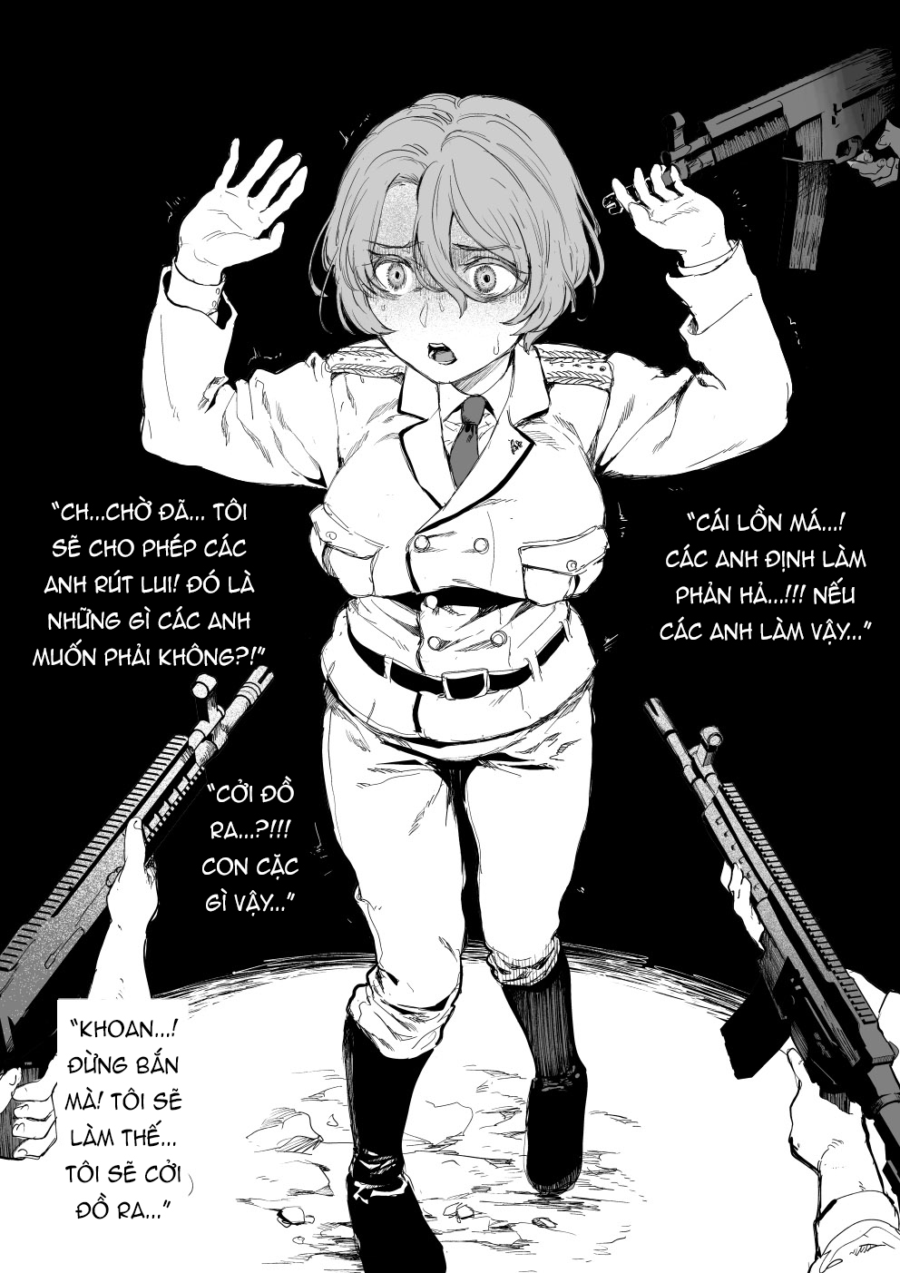 Đọc truyện hentai Tuyển Tập Truyện Ngắn Về Chiến Tranh Của Kubikiri - Con Chỉ Huy Ngu Xuẩn - Fallen on the Battlefield - Stupid Officer