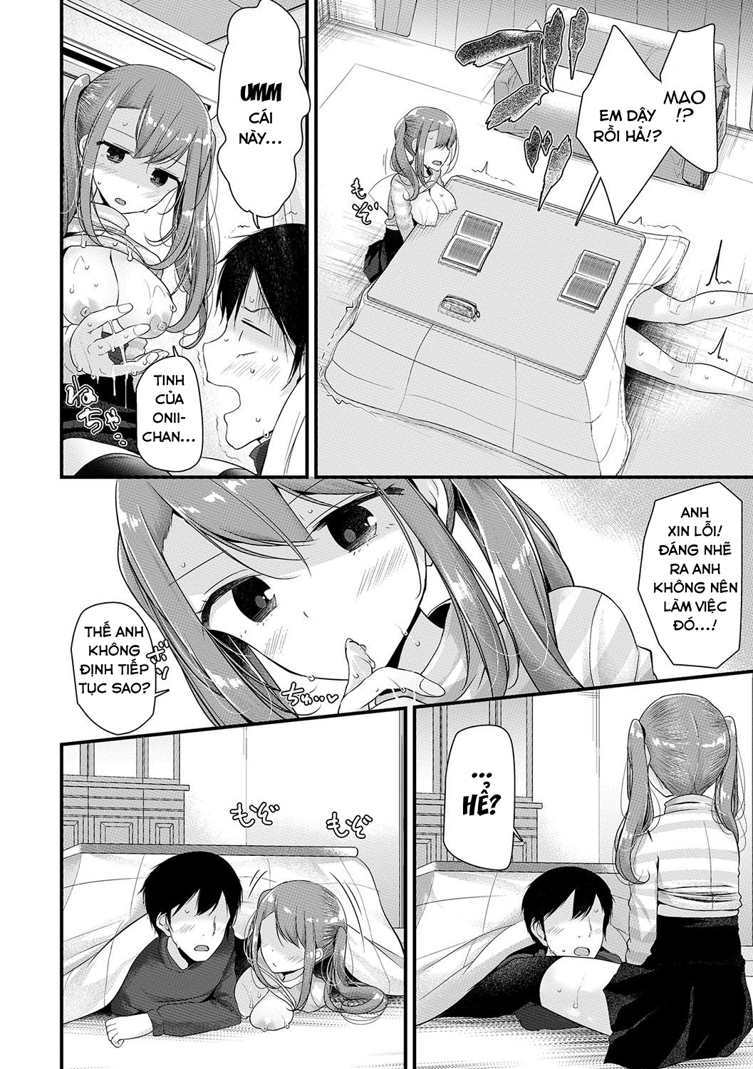 Đọc truyện hentai Kotatsu Sex - Oneshot