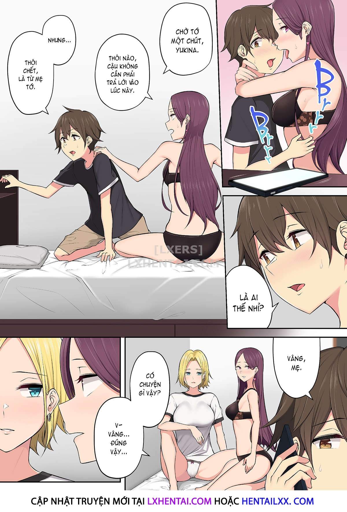 Đọc truyện hentai Imaizumi đưa cả bầy Gyaru về nhà mình - Chap 3