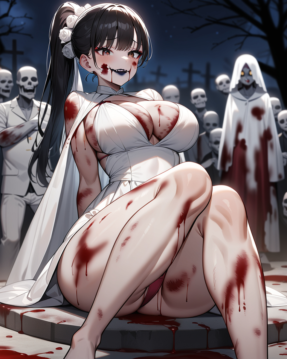 Đọc truyện hentai Tuyển tập Albums Art hentai - Chap 354 - Yamada Anna - Zombie Bride 08