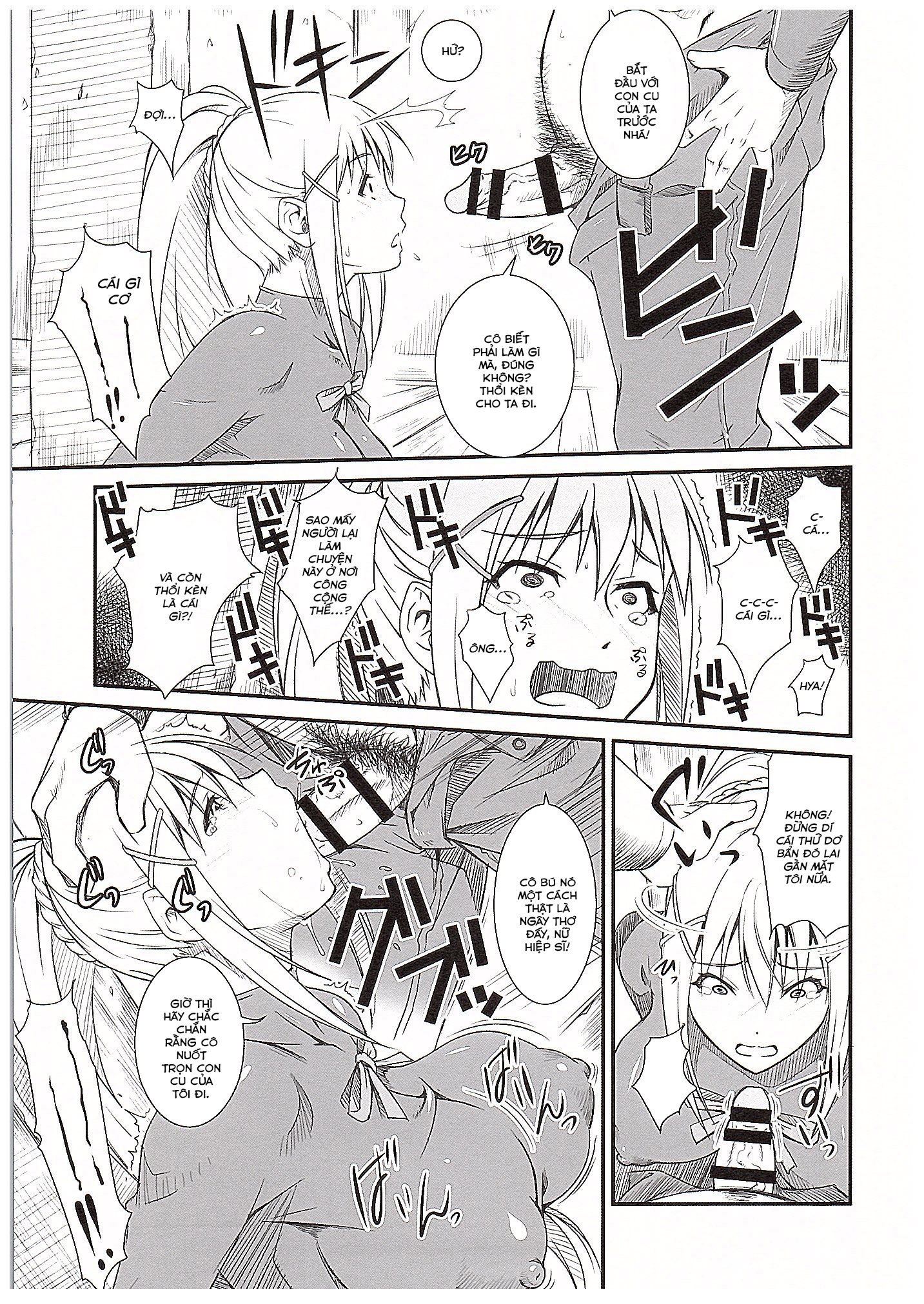 Đọc truyện hentai Nữ hiệp sĩ máu M - Oneshot