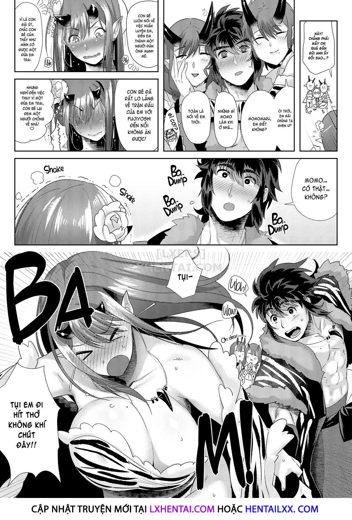 Đọc truyện hentai The Oni and the Fresh Peach - Chap 2 - The Marriage