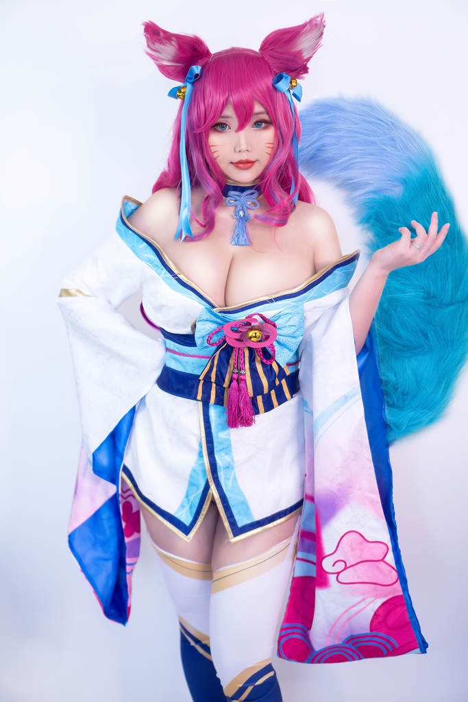 Đọc truyện hentai Tuyển tập Albums siêu phẩm Cosplay - Chap 373 - Hana Bunny – Spirit Blossom Ahri