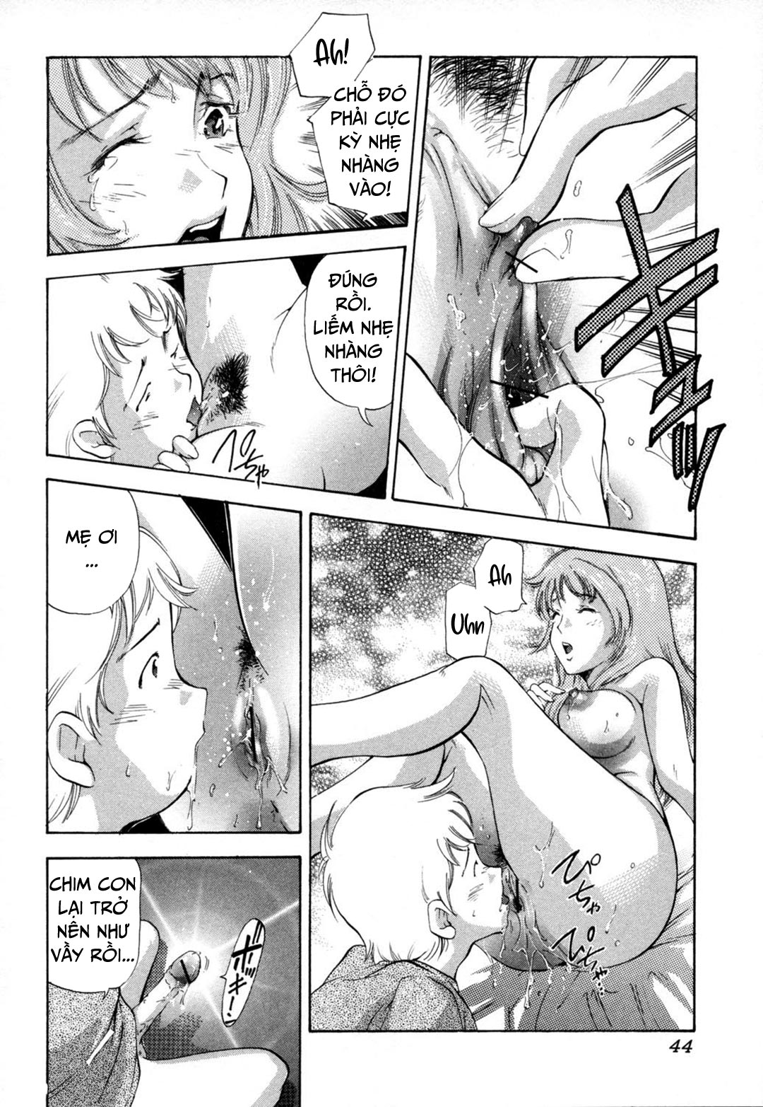 Đọc truyện hentai Midara na Haha Shishunki na Boku - Chap 3 - Học làm người lớn