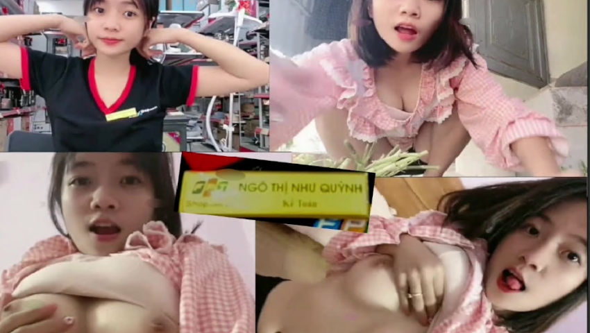 Em nhân viên FPT Shop đang giờ làm việc mà nứng quá và cái kết