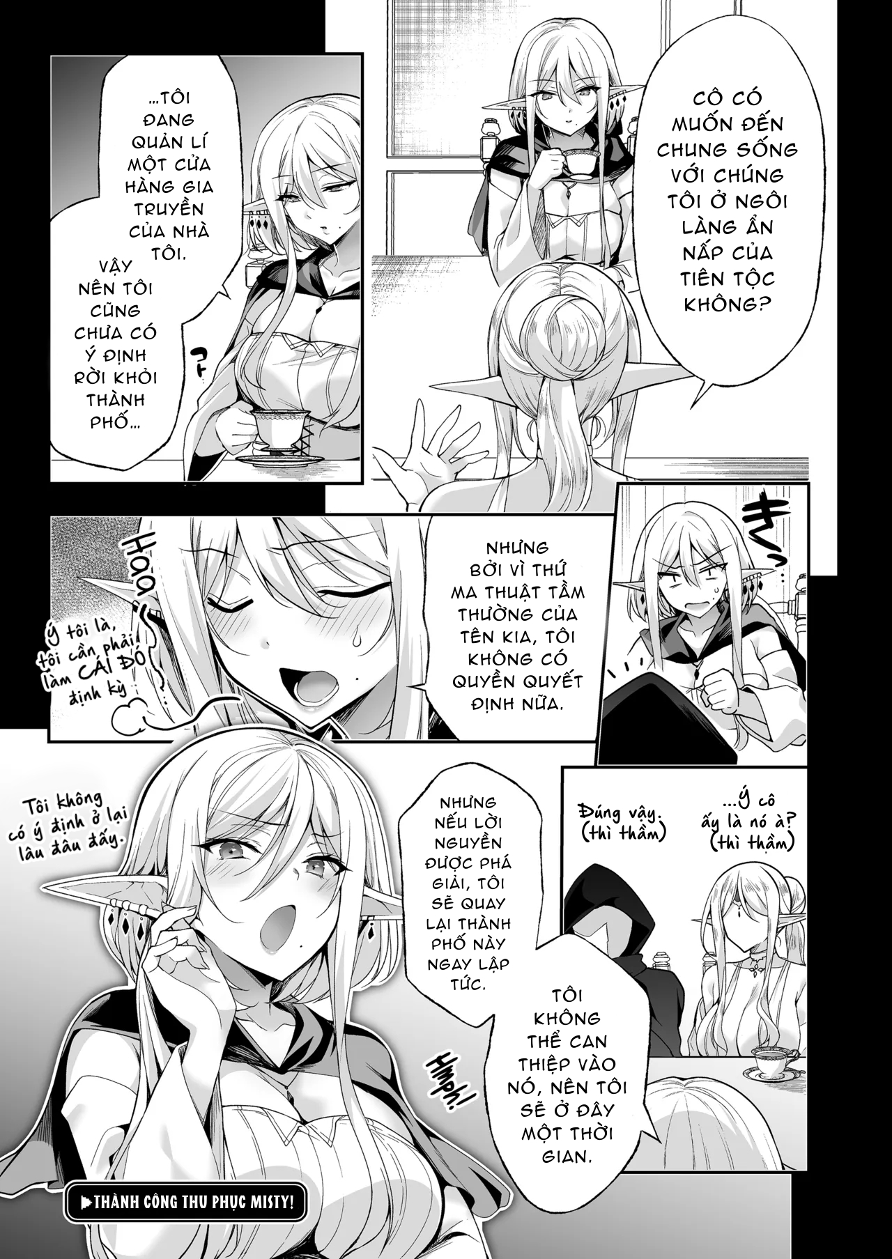 Đọc truyện hentai Elf ni Inmon o Tsukeru Hon LEVEL:8 - Oneshot