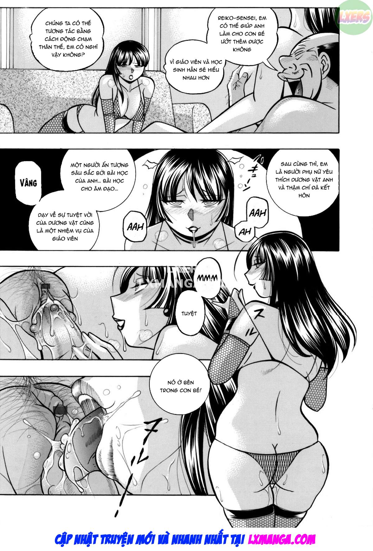 Đọc truyện hentai Nữ giáo viên dâm đãng và em học sinh may mắn - Chap 6