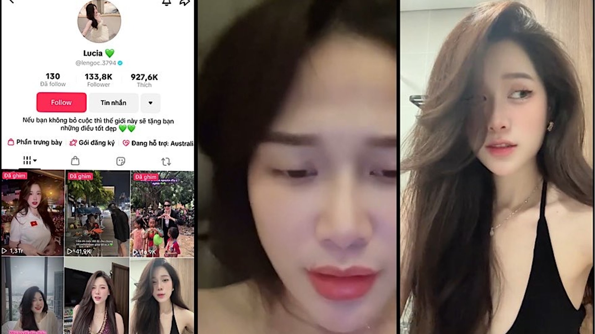 ⁣Hot TikToker Lucia 133k Follow xinh như thiên thần lộ clip chát sex thủ dâm móc bím lên đỉnh co giật rên rỉ