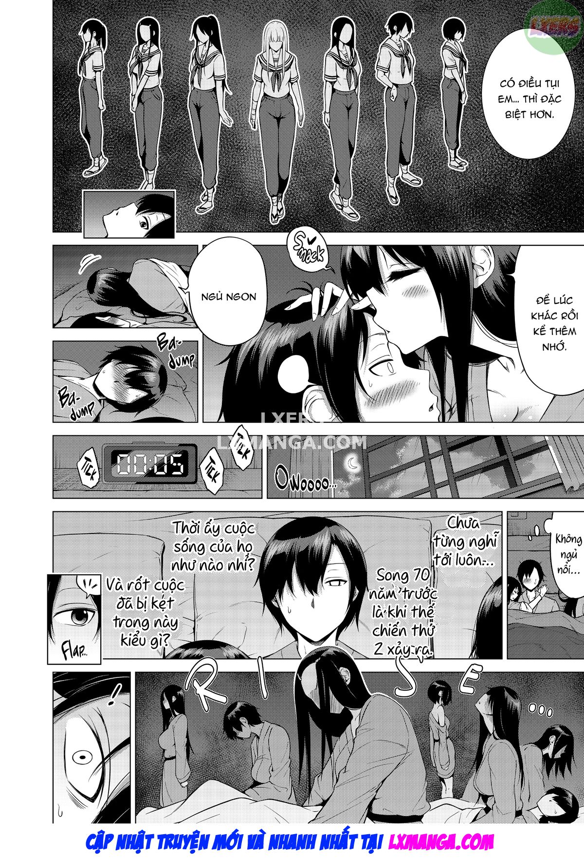 Đọc truyện hentai Nanaka no Rakuen ~Inaka no Gakkou de Bishoujo Harem - Chap 5: Slippery Sisters