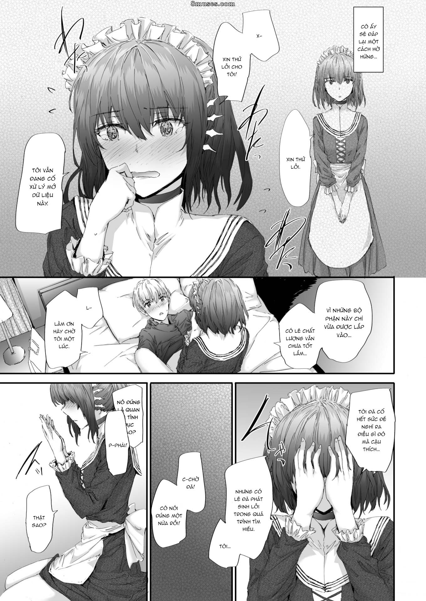 Đọc truyện hentai Cô gái máy móc - Oneshot