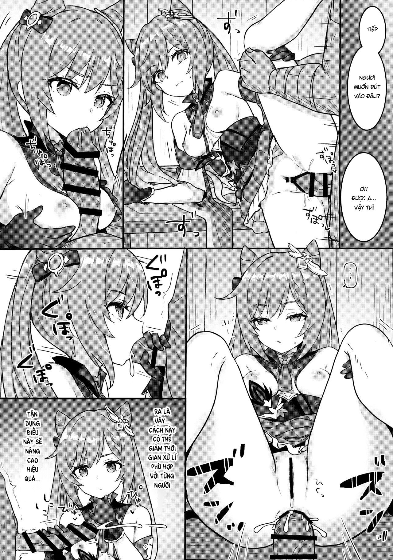 Đọc truyện hentai Keqing-chan Efficiently Works Her Subordinates - Oneshot