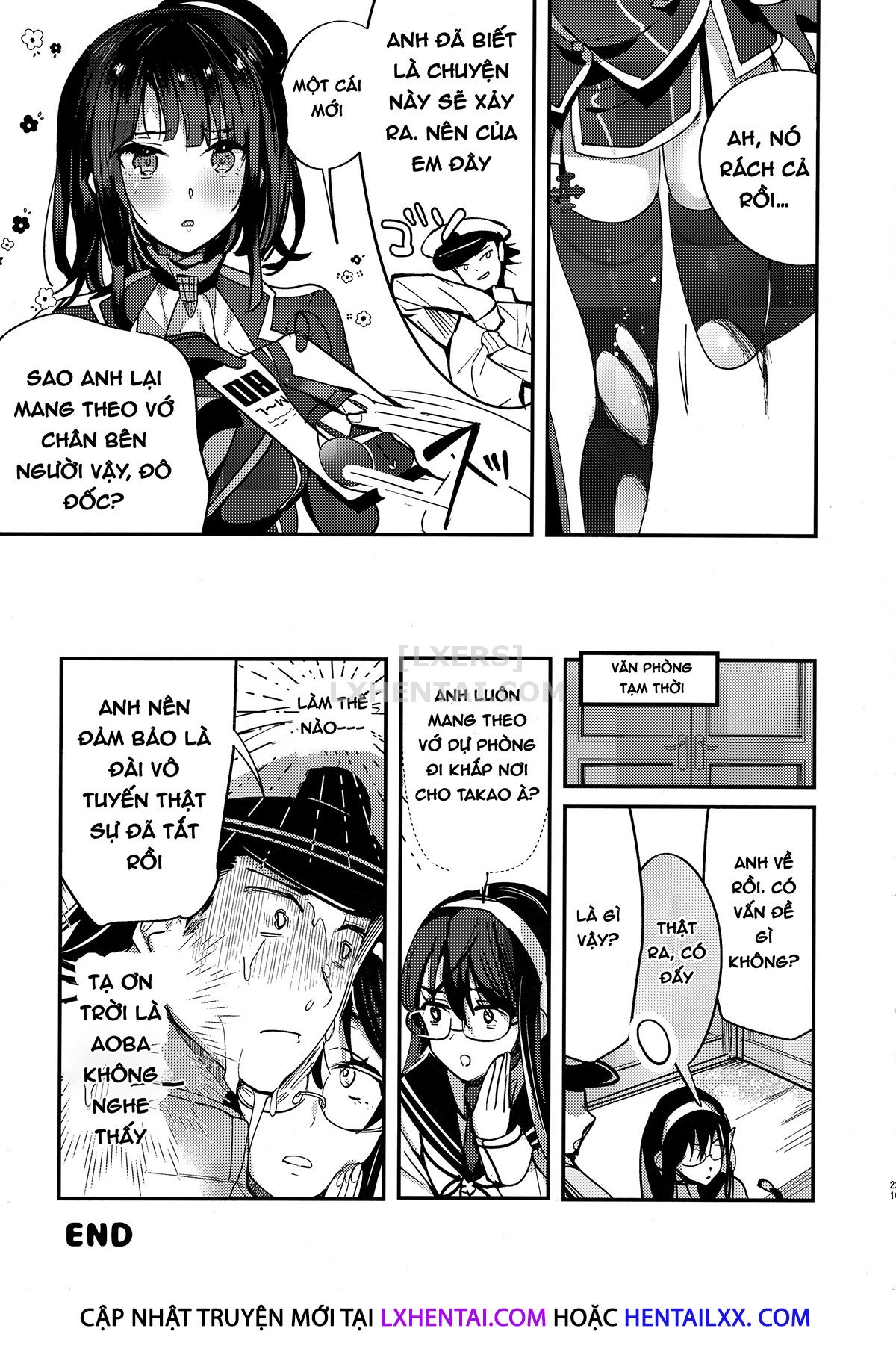 Đọc truyện hentai Takao Tou no Ue ni Itaru Haneru Thrill - Oneshot