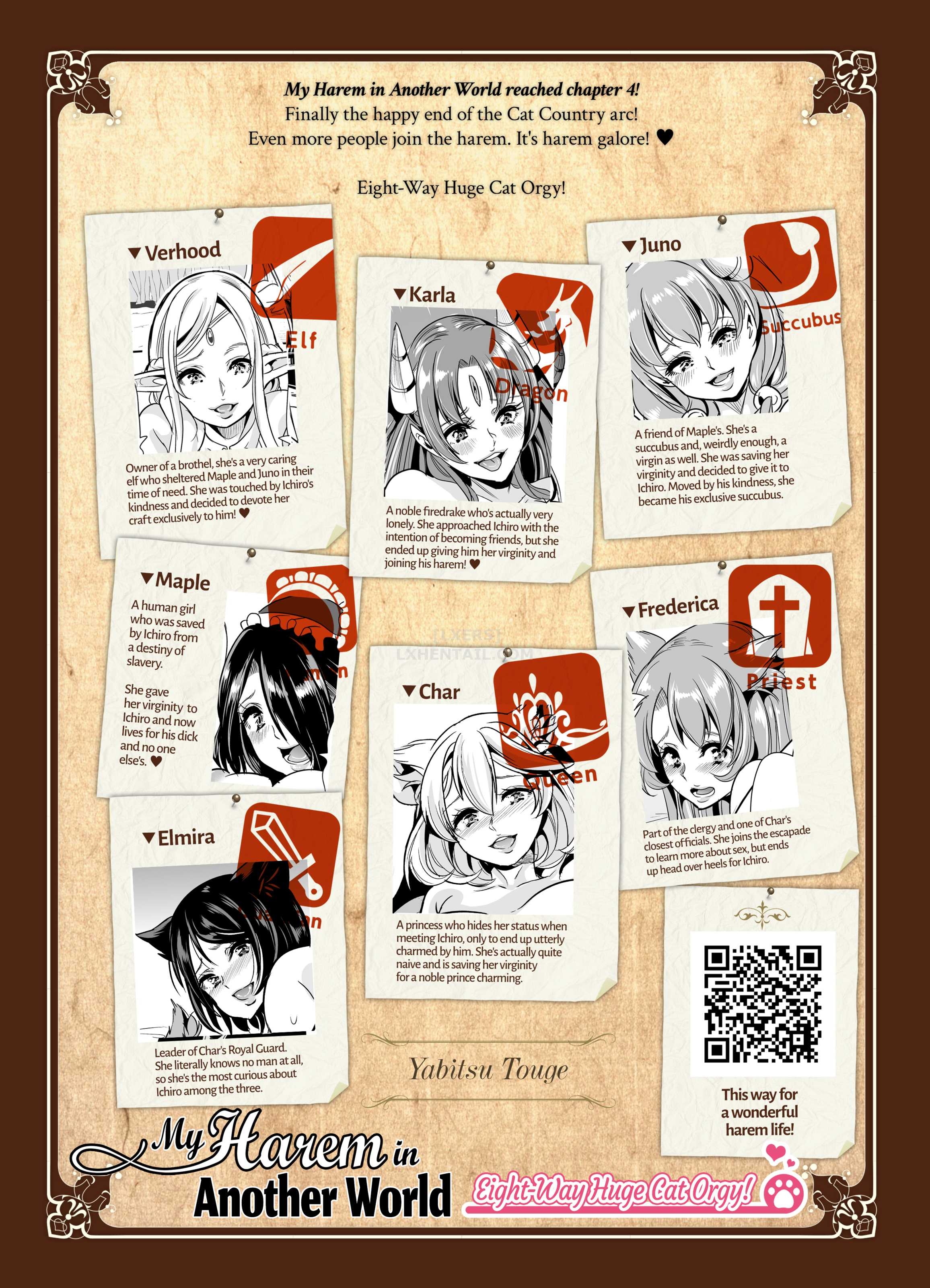 Đọc truyện hentai My Harem in Another World Collection - Chap 4 - Eight-Way Huge Cat Orgy!