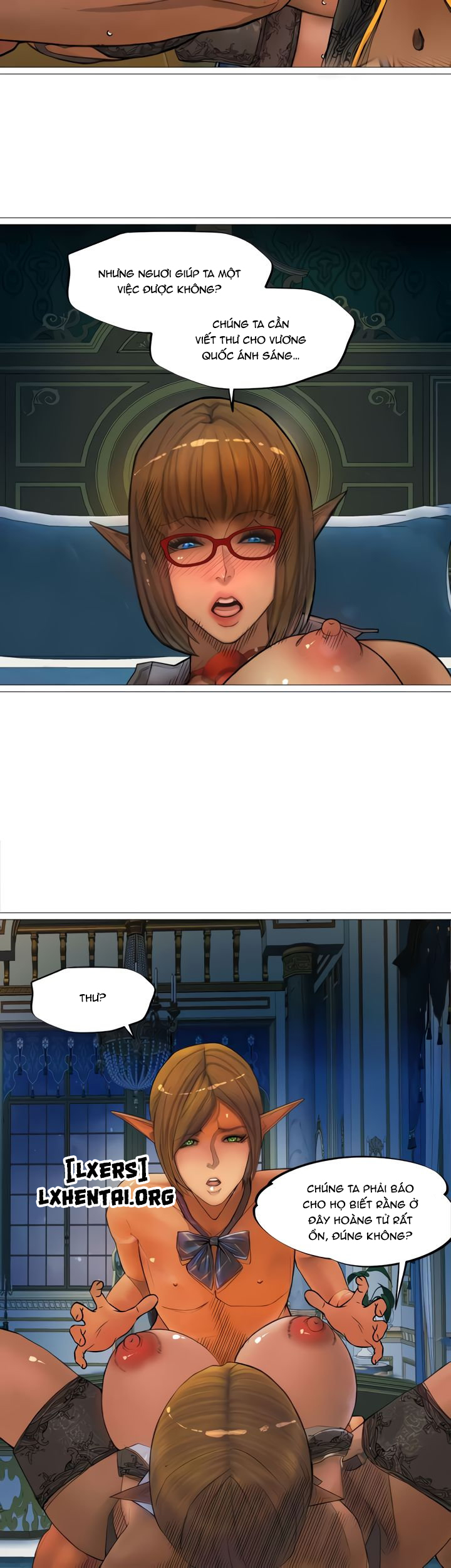 Đọc truyện hentai Nữ Hoàng Dark Elf Và Nô Lệ Orc - Chap 28